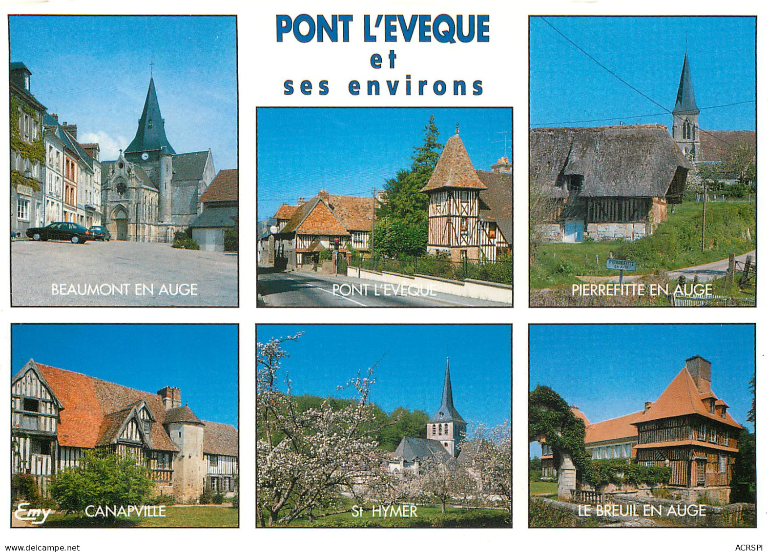 PONT L EVEQUE Et Ses Environs 11(scan Recto-verso) MB2393 - Pont-l'Evèque