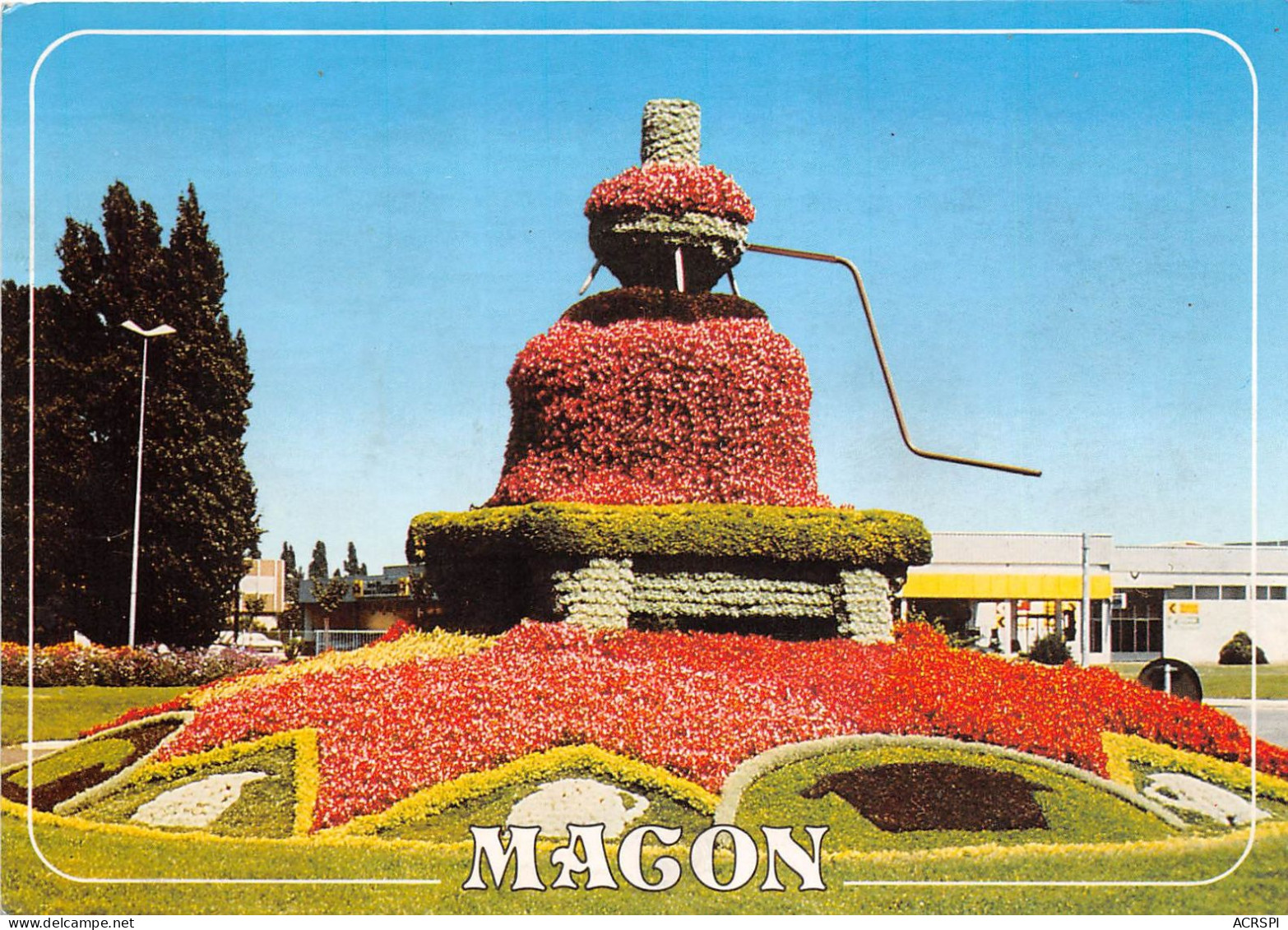 MACON Saone Et Loire Carrefour De Paris Mosaique En Volume Dresse 15 14(scan Recto-verso) MA2276 - Macon