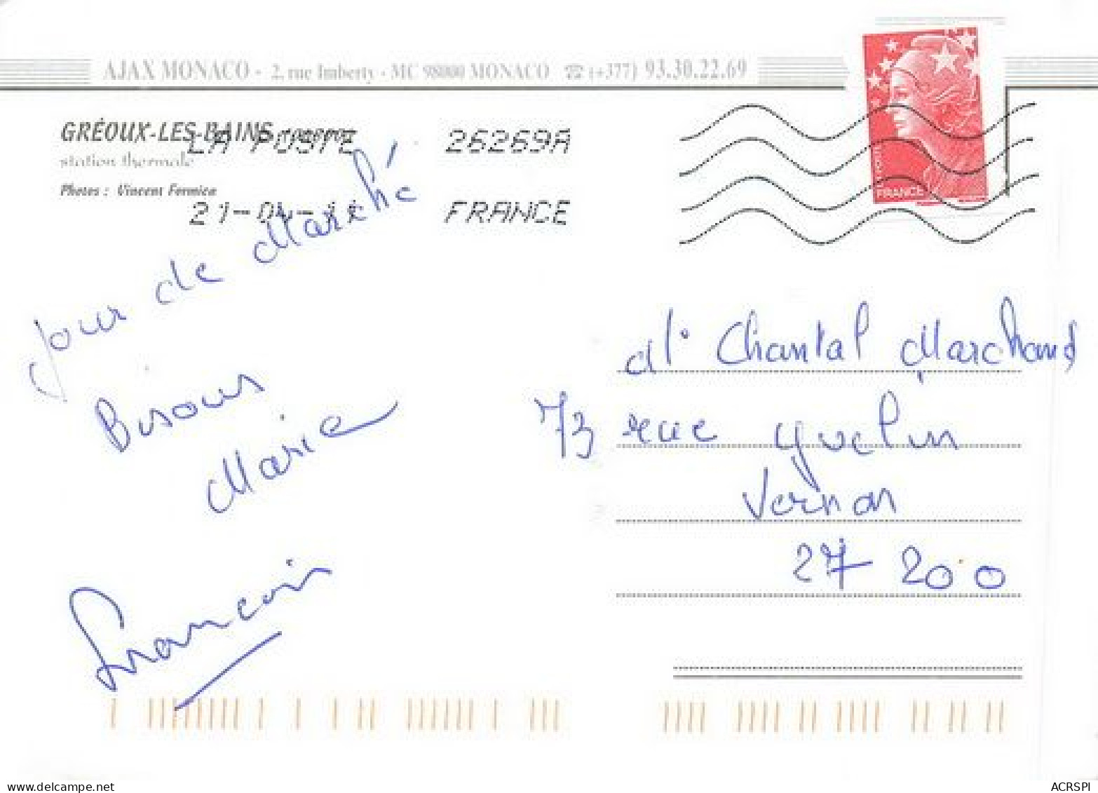 GREOUX LES BAINS Multivue  45   (scan Recto-verso)MA2275Ter - Gréoux-les-Bains
