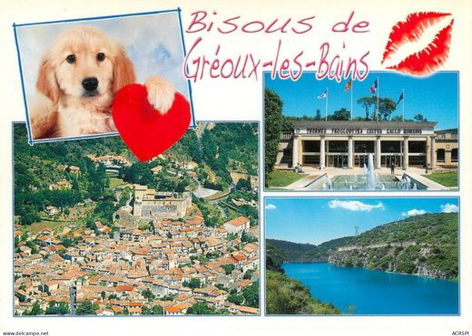 GREOUX LES BAINS  Bisous  46   (scan Recto-verso)MA2275Ter - Gréoux-les-Bains