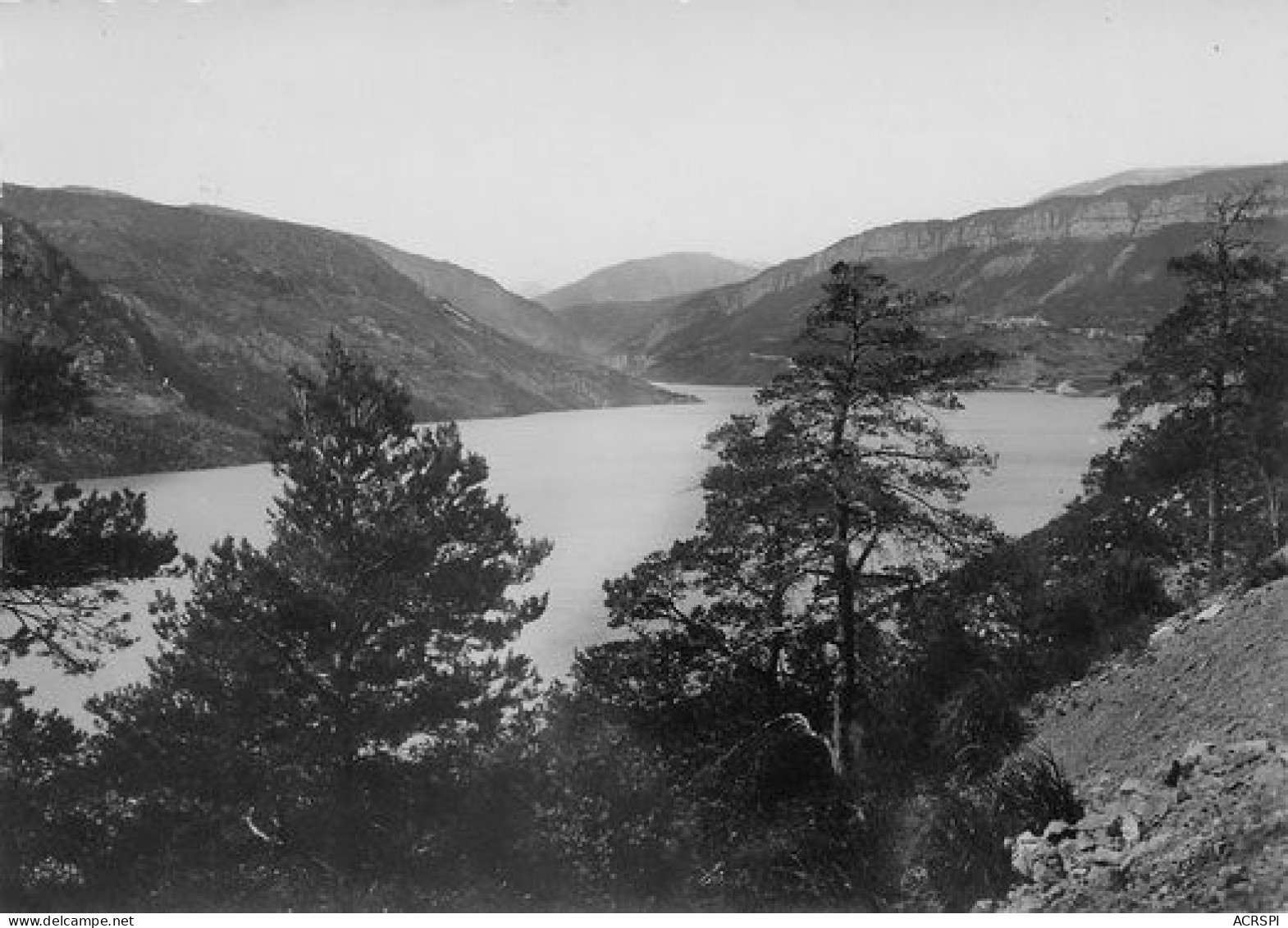 CASTELLANE  Le Barrage De CASTILLON  Vue Du Lac  47   (scan Recto-verso)MA2275Bis - Castellane