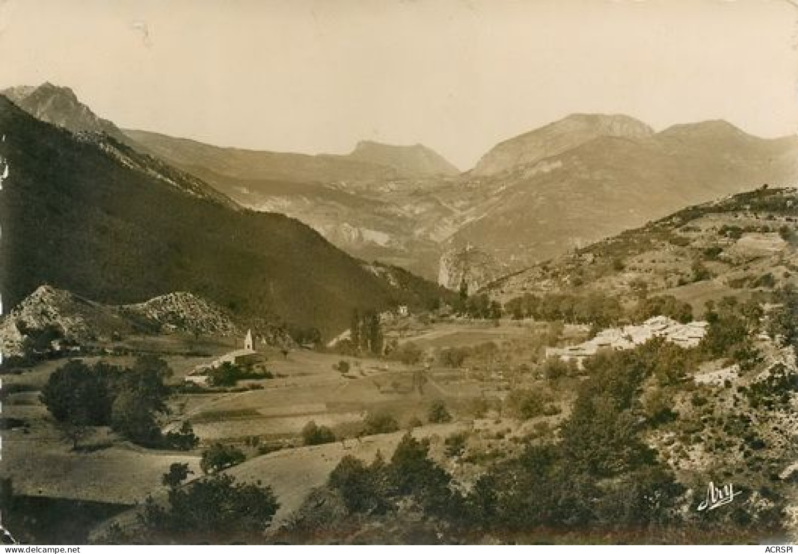 CASTELLANE  Le Col Des LECQUES Vu De La Garde  7   (scan Recto-verso)MA2275Bis - Castellane