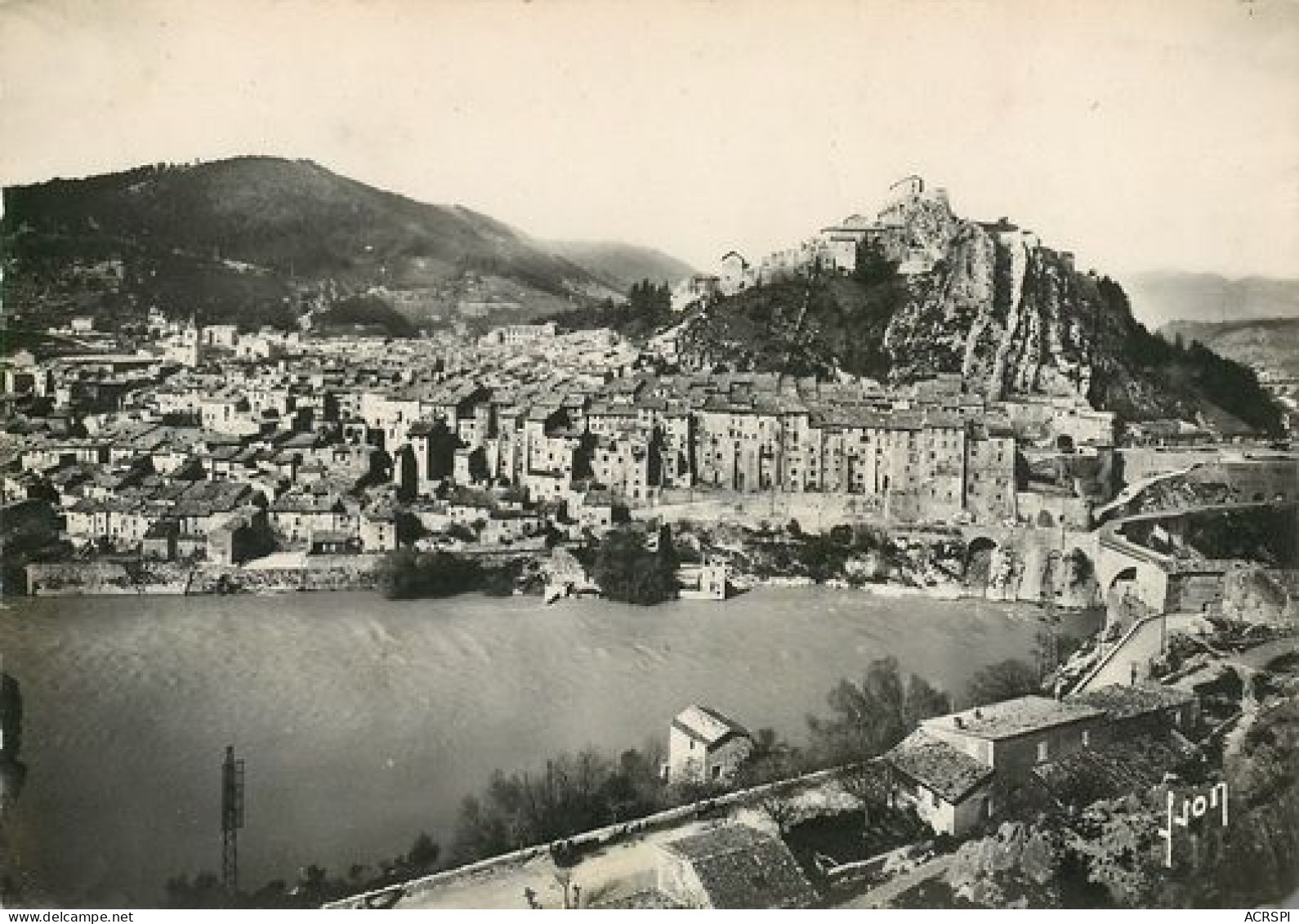 SISTERON  La Durance La Ville Et La Citadelle  14   (scan Recto-verso)MA2275Bis - Sisteron