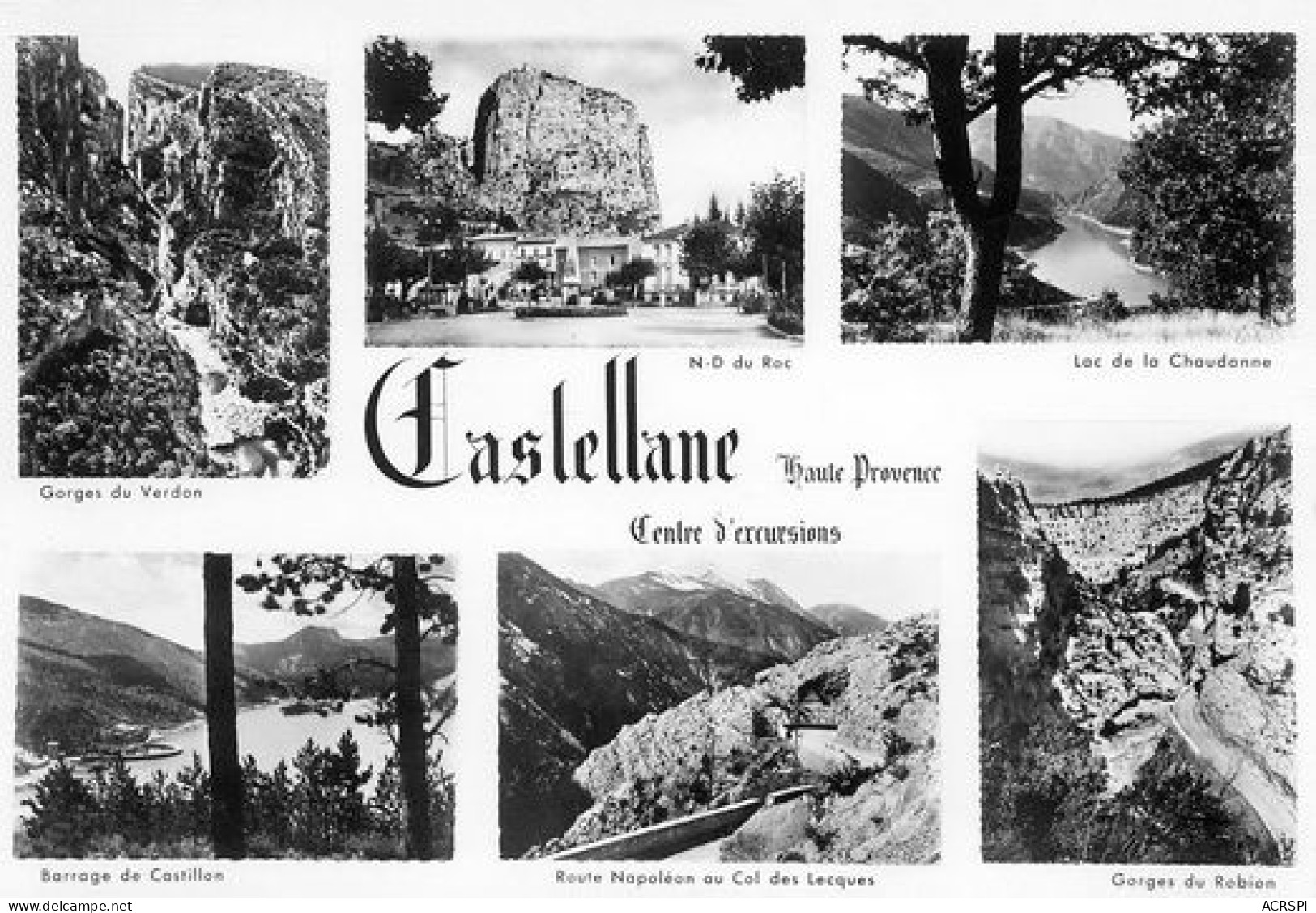 CASTELLANE Multivue   1   (scan Recto-verso)MA2275Bis - Castellane