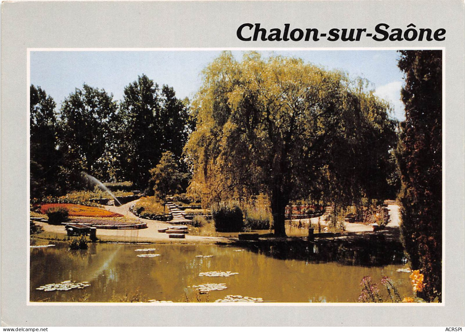 CHALON SUR SAONE Jardin Botanique 27(scan Recto-verso) MA2275 - Chalon Sur Saone