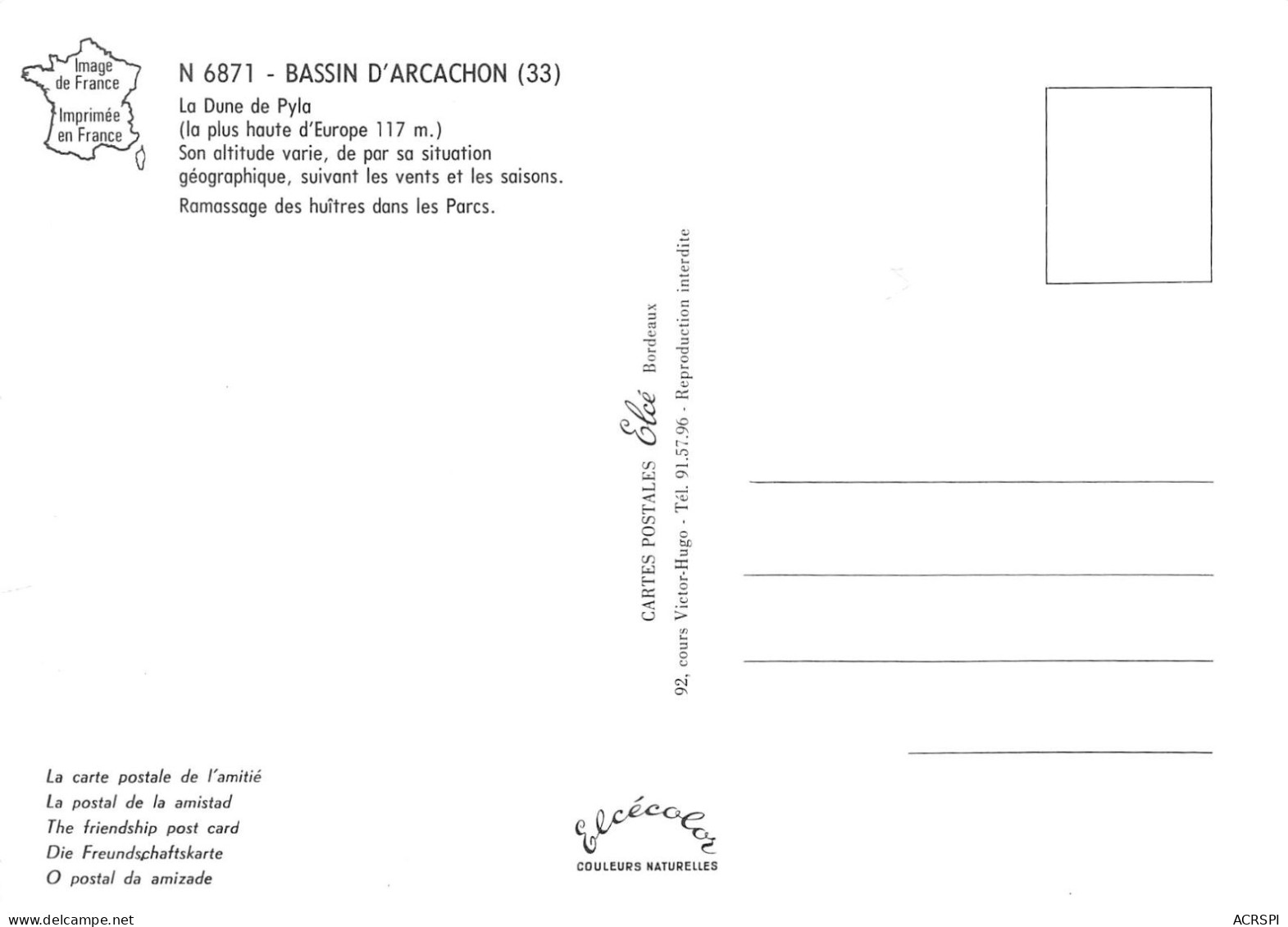 La Dune Du PILAT  ARCACHON Divers Vues 49 (scan Recto Verso)MA2274UND - Arcachon