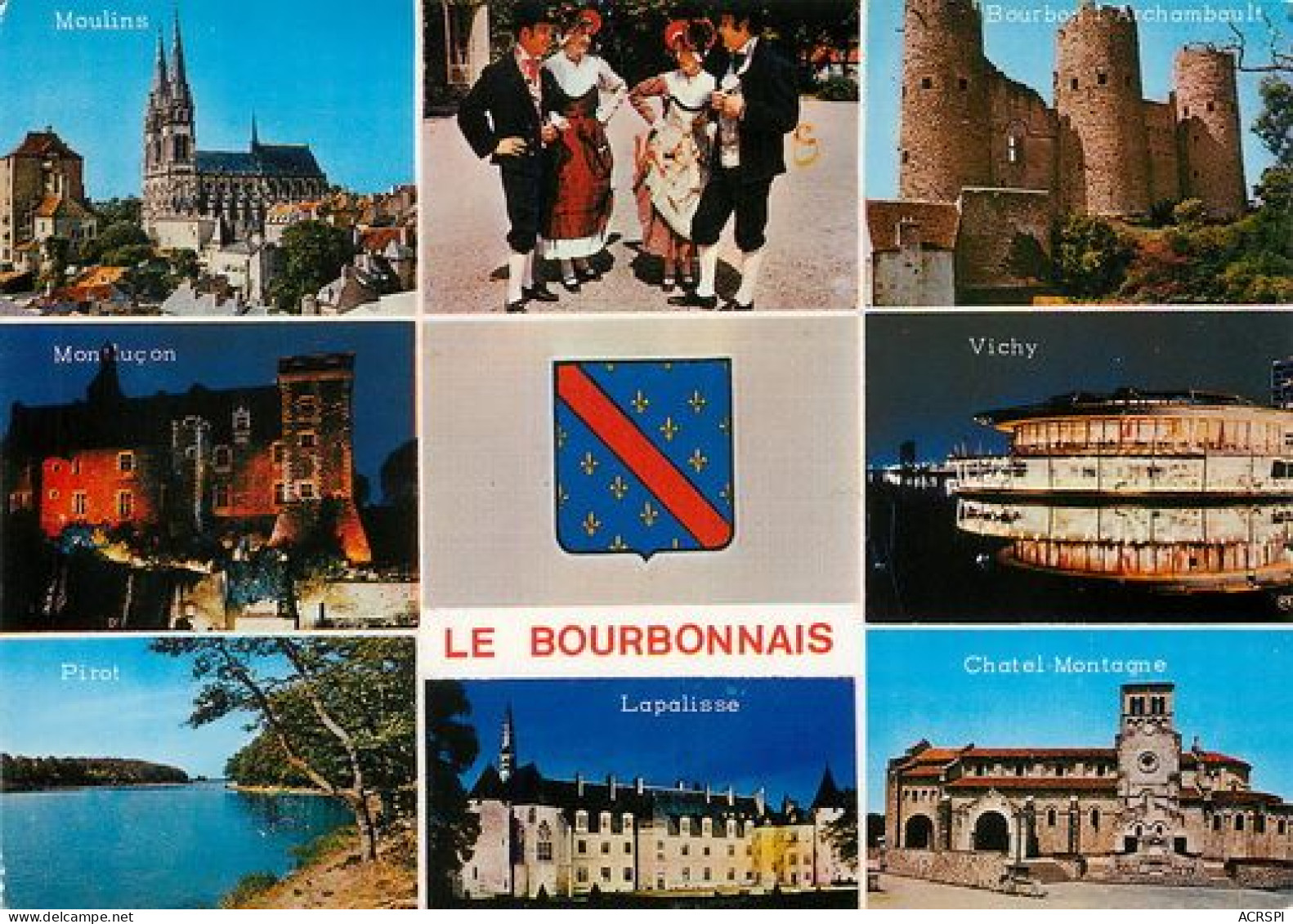 Le Bourbonnais Vichy Pirot Moulins Lapalisse  61  (scan Recto-verso)MA2274Ter - Bourbon L'Archambault