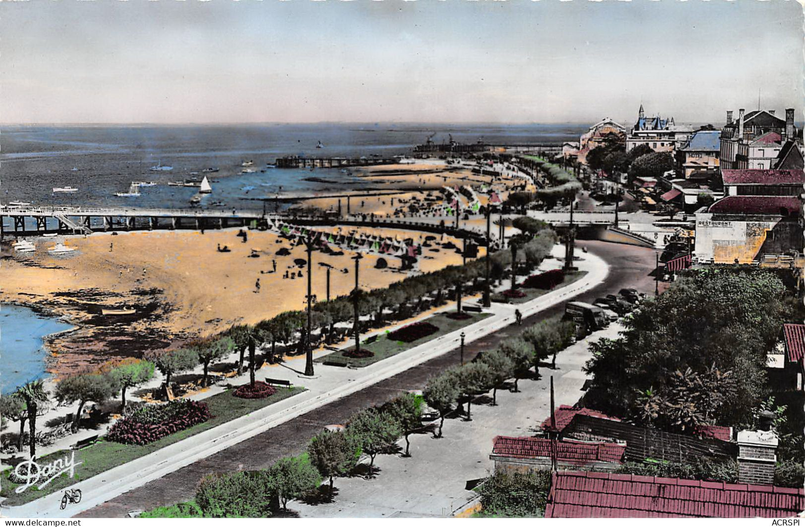 ARCACHON Vue Générale De La Plage  1 (scan Recto Verso)MA2274UND - Arcachon