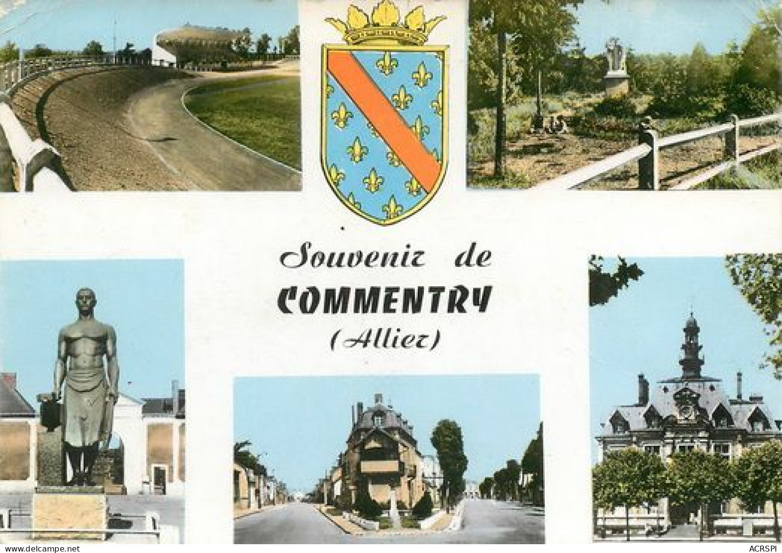 COMMENTRY  Souvenir  35   (scan Recto-verso)MA2274Ter - Commentry