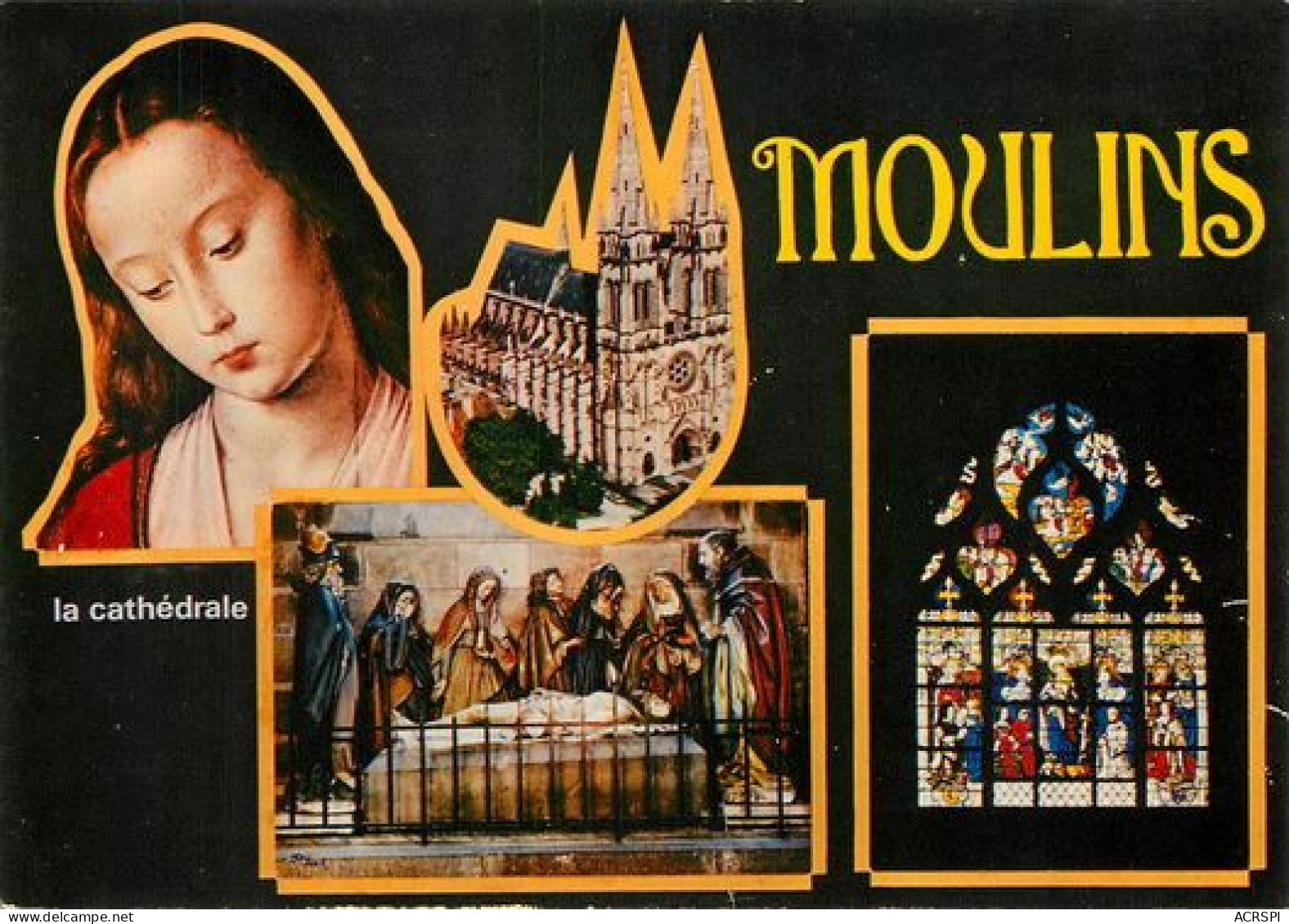 MOULINS  Vitraux De La Cathedrale  27   (scan Recto-verso)MA2274Ter - Moulins