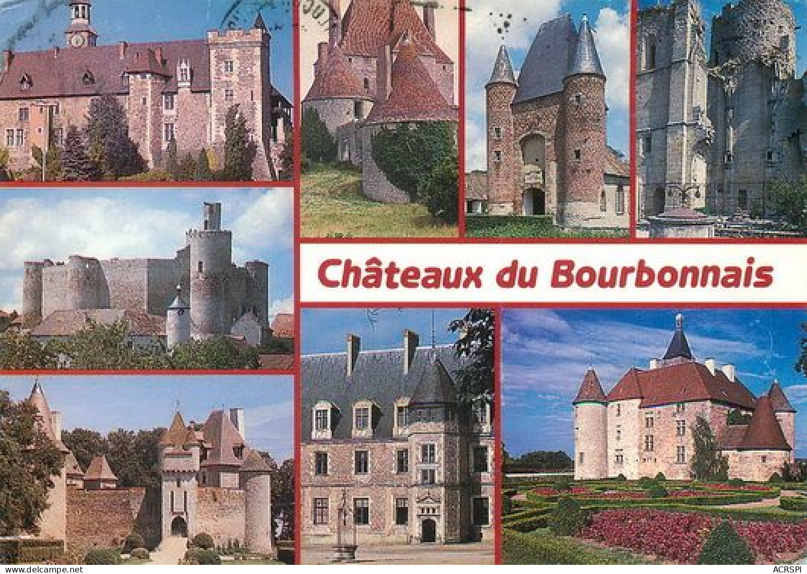 MONTLUCON  Les Chateaux Du Bourbonnais  46  (scan Recto-verso)MA2274Bis - Montlucon