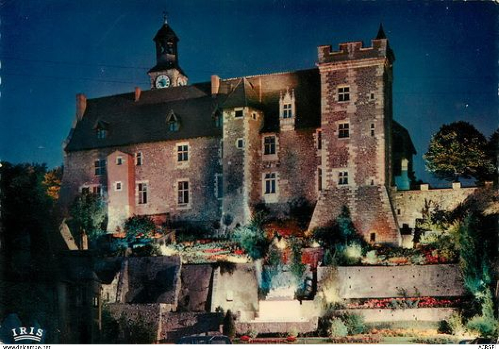 MONTLUCON  Le Vieux Chateau Effet De Nuit  35  (scan Recto-verso)MA2274Bis - Montlucon