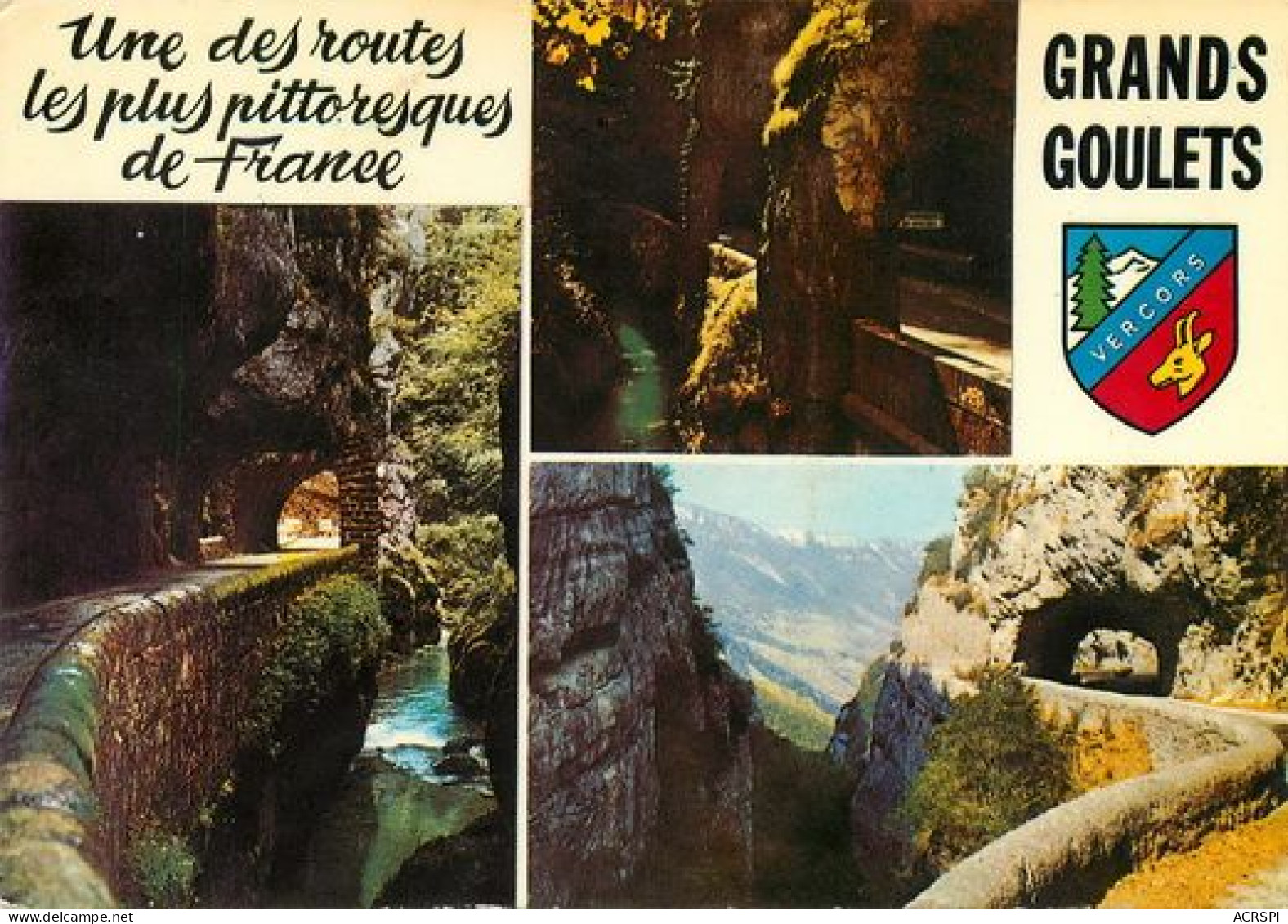 LUC EN DIOIS  Les Grands Goulets Route Touristique 54   (scan Recto-verso)MA2273Ter50 - Luc-en-Diois