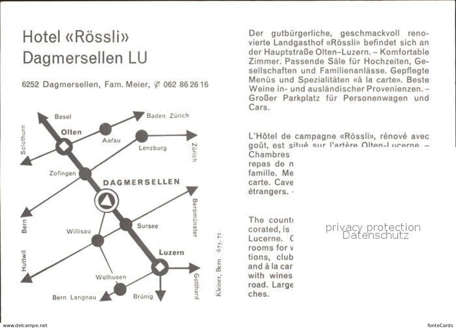 12254801 Dagmersellen Hotel Gasthof Roessli Dagmersellen - Other & Unclassified