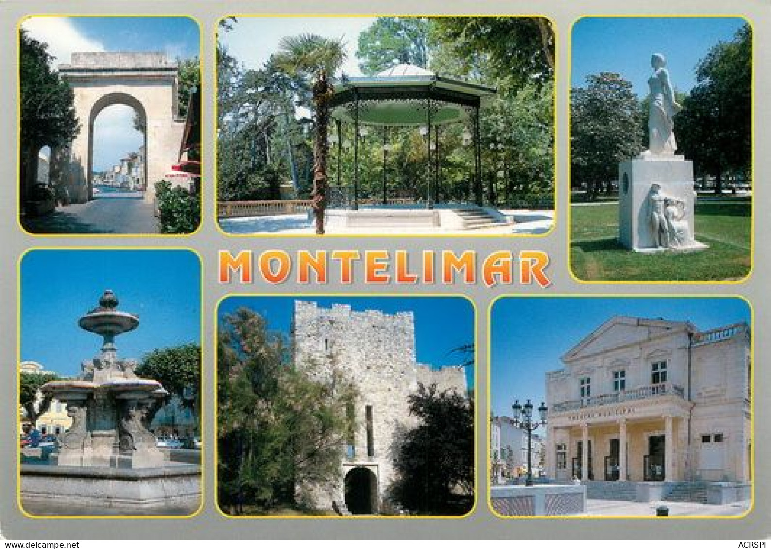 MONTELIMAR  Divers Vues De La Capital Du Nougat  20   (scan Recto-verso)MA2273Ter - Montelimar