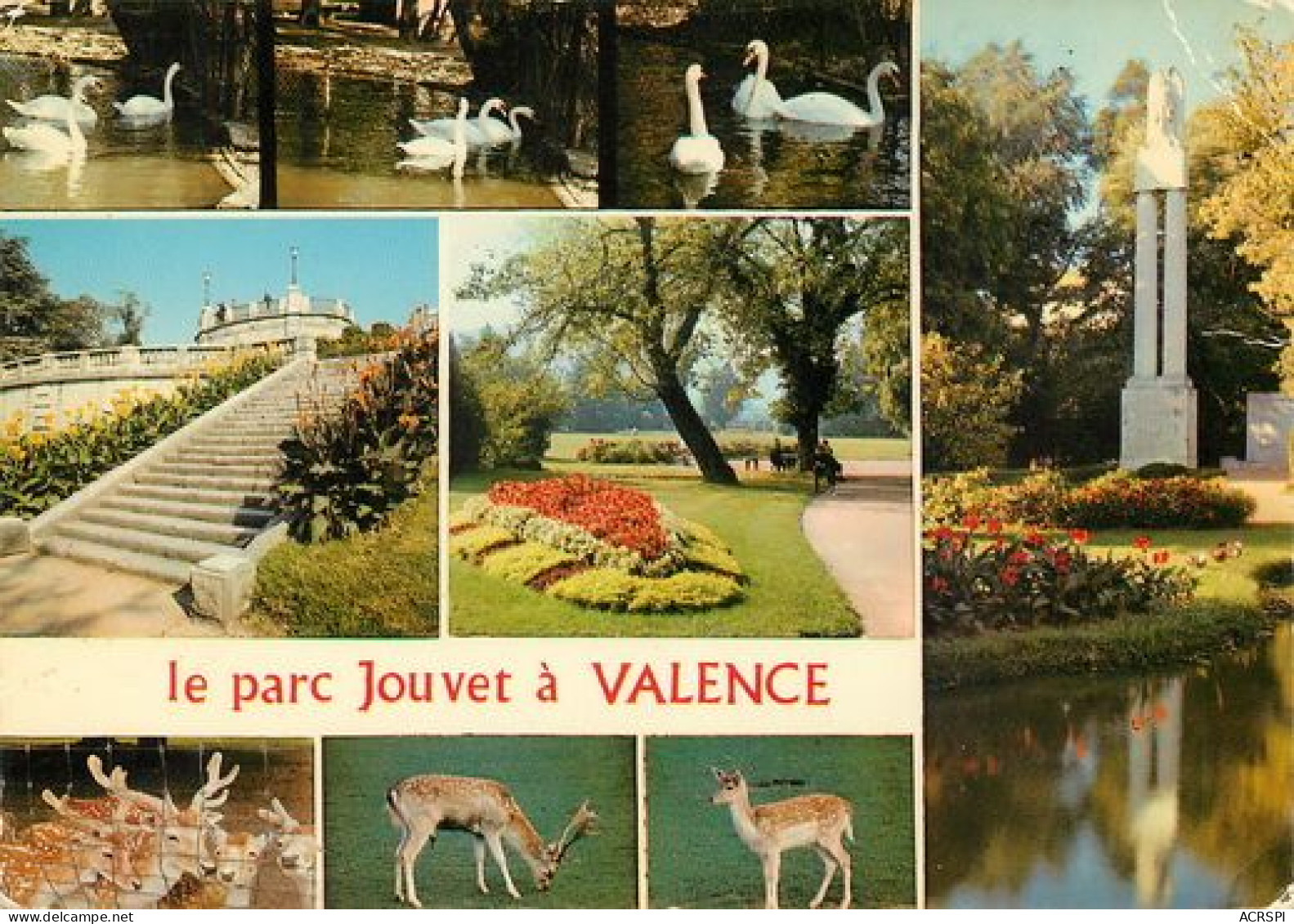 VALENCE SUR RHONE  Parc Jouvet  9   (scan Recto-verso)MA2273Bis - Valence