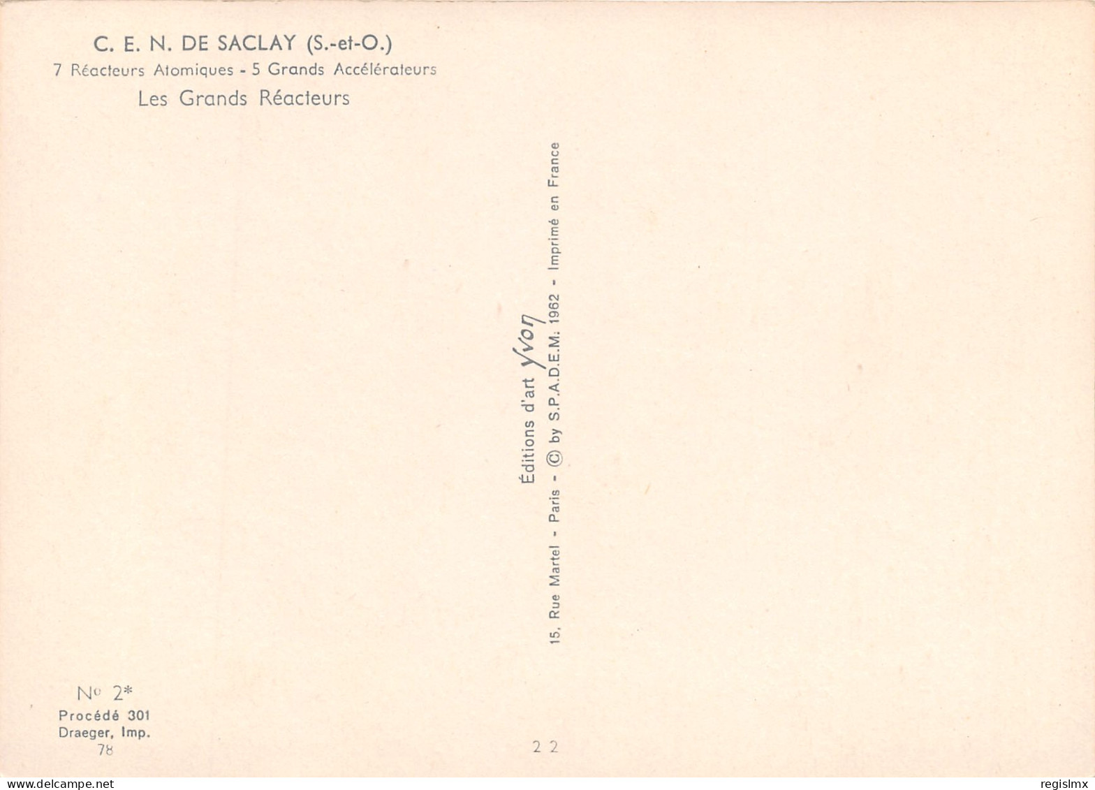 91-SACLAY-CEN-N°1033-C/0297 - Saclay