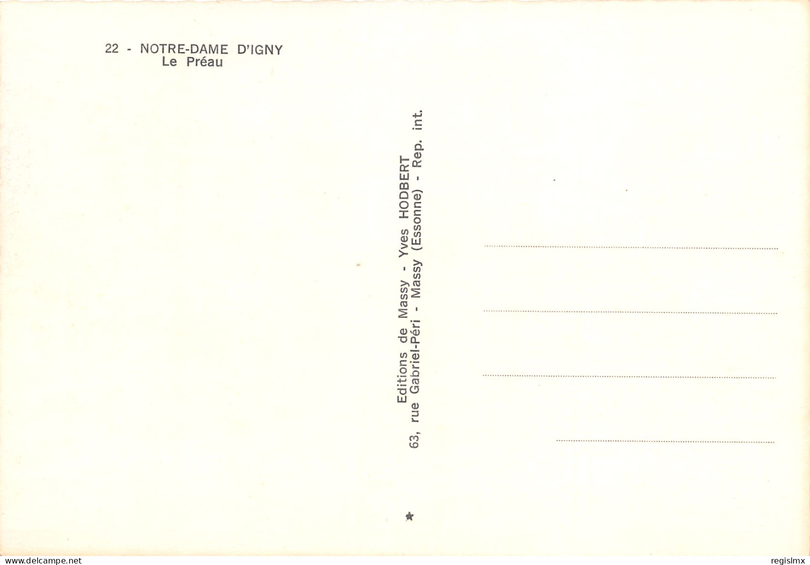 91-NOTRE DAME D IGNY-N°1033-C/0281 - Other & Unclassified