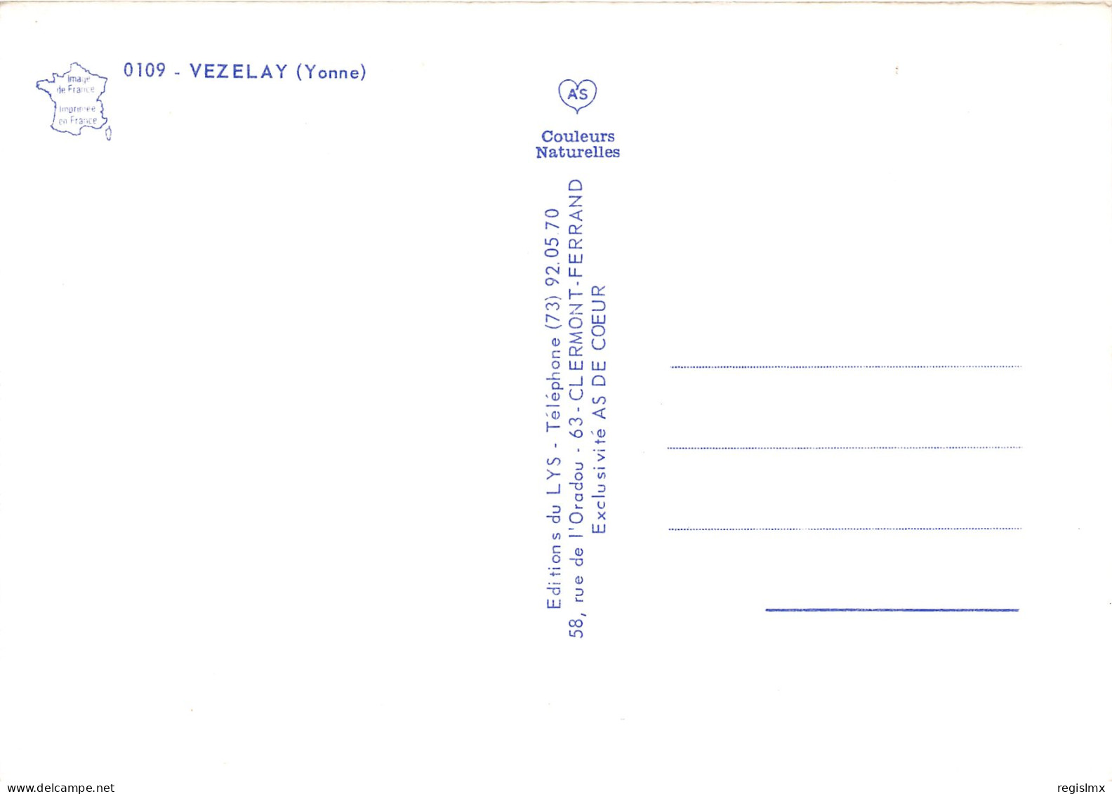 89-VEZELAY-N°1033-C/0053 - Vezelay