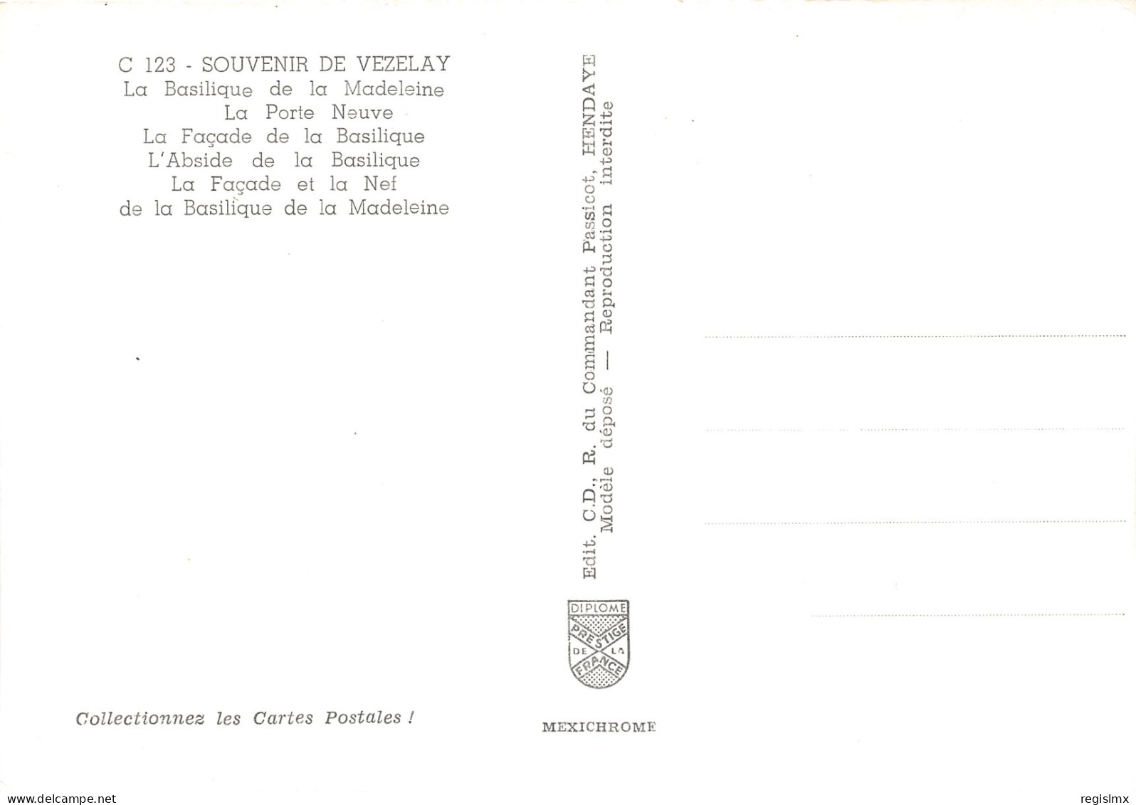 89-VEZELAY-N°1033-C/0057 - Vezelay