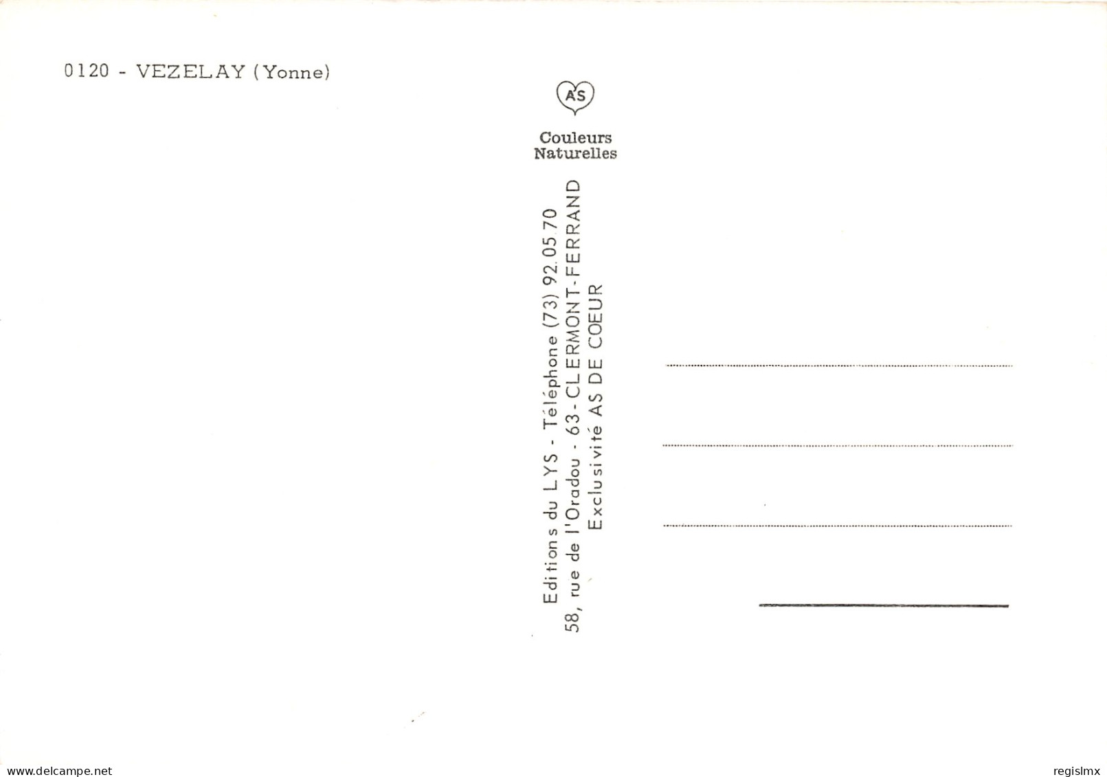 89-VEZELAY-N°1033-C/0051 - Vezelay