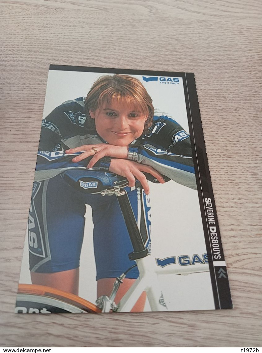 Cyclisme Cycling Ciclismo Ciclista Wielrennen Radfahren DESBOUYS SEVERINE (Gas Sport Professional Cycling Team 2001) - Cycling