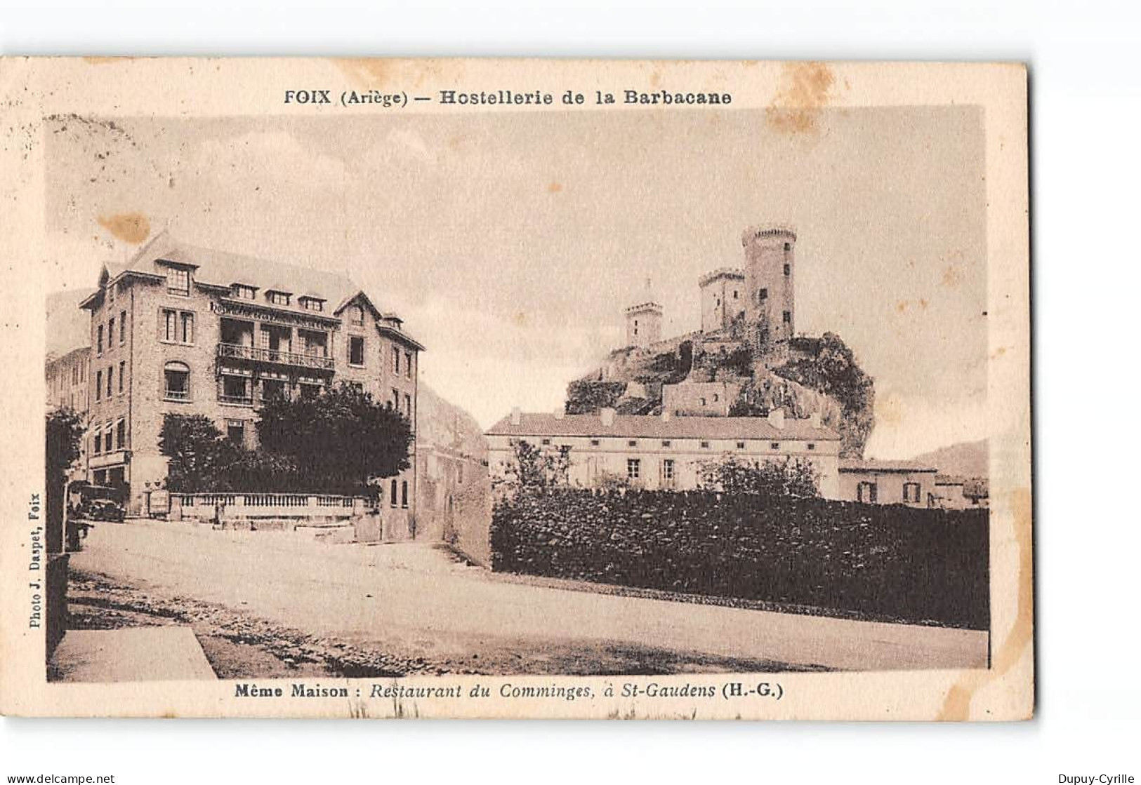 FOIX - Hostellerie De La Barbacane - Très Bon état - Foix