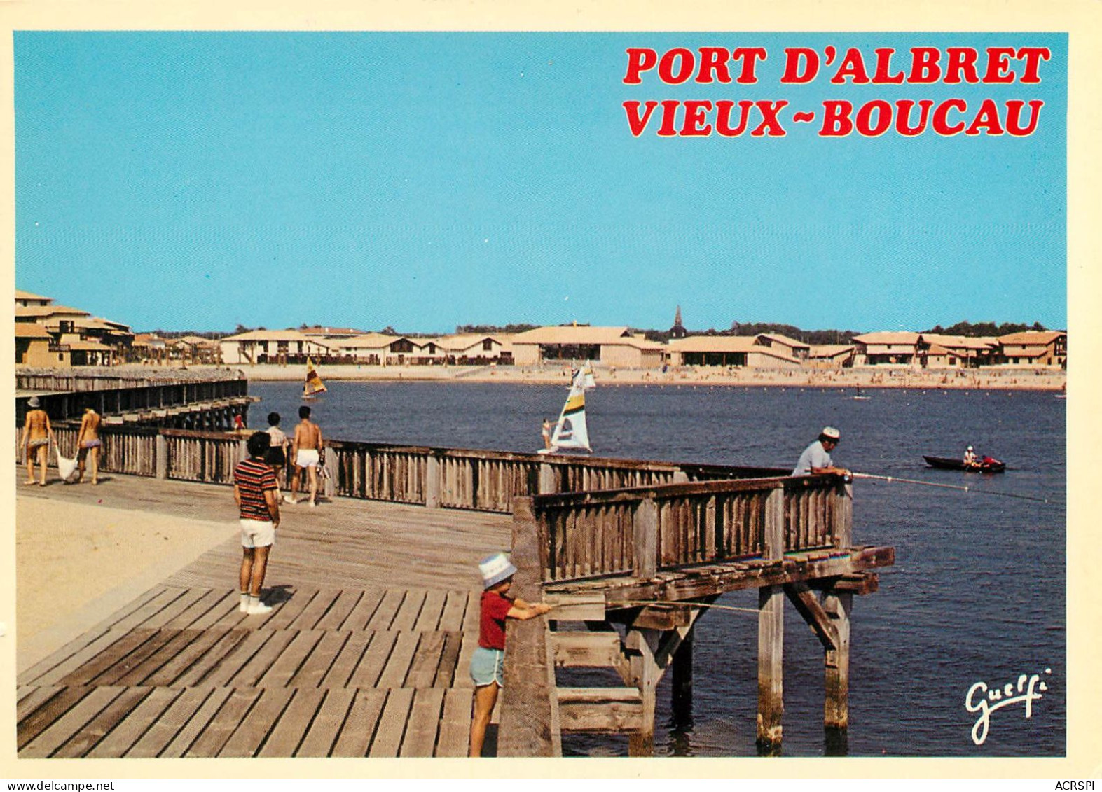 VIEUX BOUCAU   Port D'ALBRET  19 (scan Recto-verso)MA2281Bis - Vieux Boucau