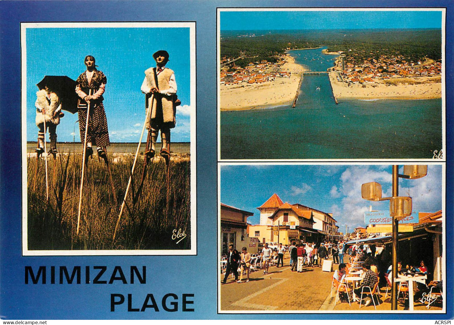 MIMIZAN  Plage Multivue   7 (scan Recto-verso)MA2281Bis - Mimizan Plage