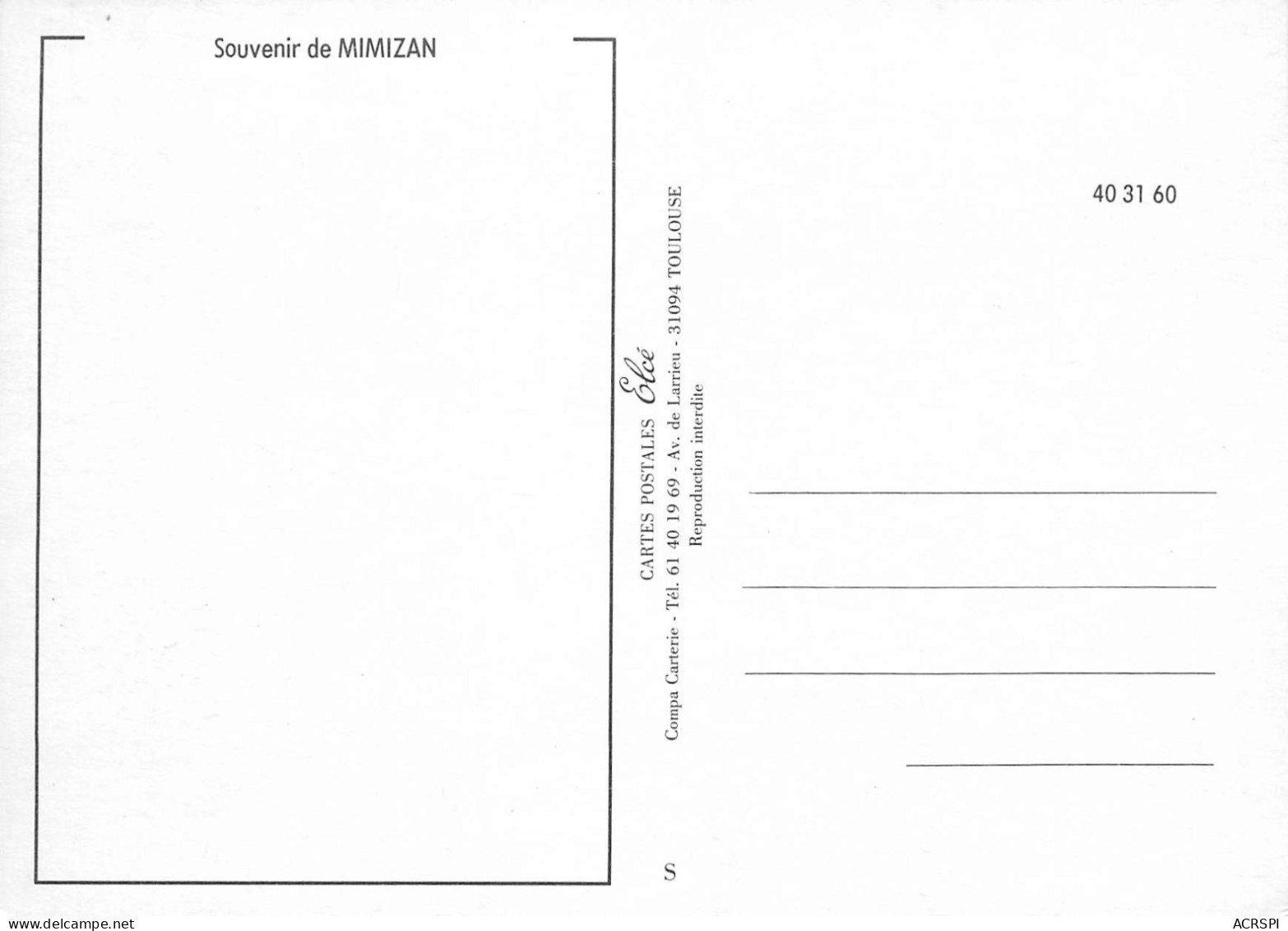 MIMIZAN  Plage Multivue   7 (scan Recto-verso)MA2281Bis - Mimizan Plage