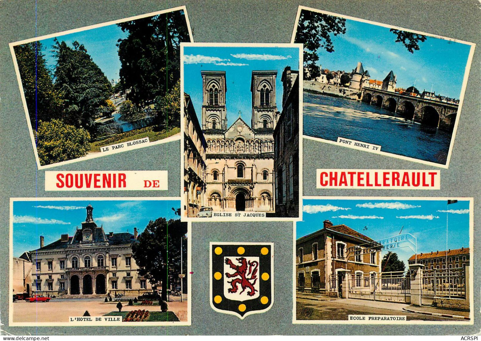 Chatellerault  Multivue Souvenir   47   (scan Recto-verso)MA2280Ter - Chatellerault