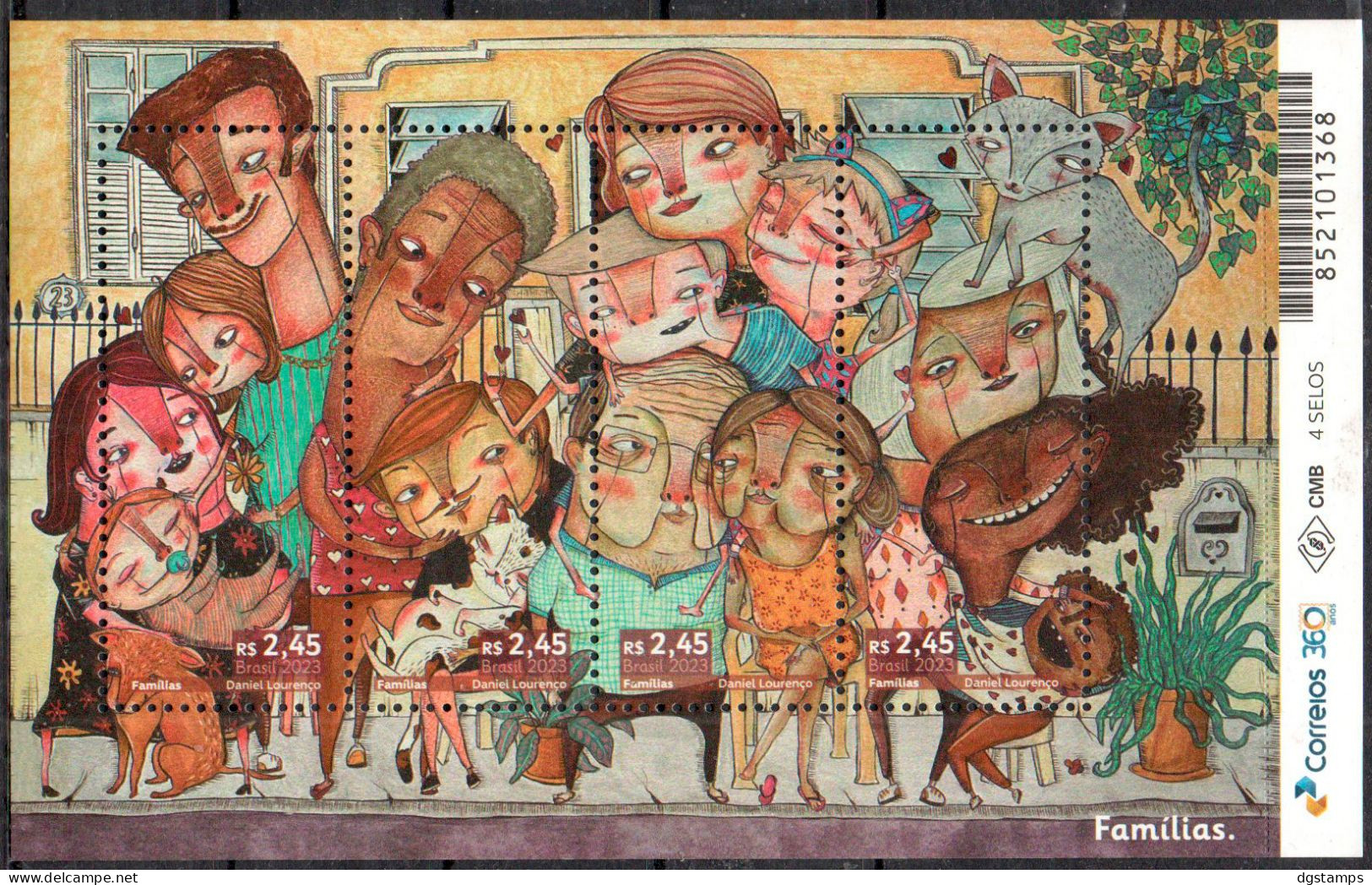 Brasil - Brazil 2023 ** Families, Work By Daniel Lourenço. - Unused Stamps