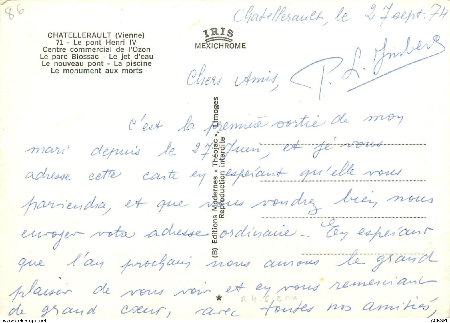 Chatellerault  Multivue   46   (scan Recto-verso)MA2280Ter - Chatellerault