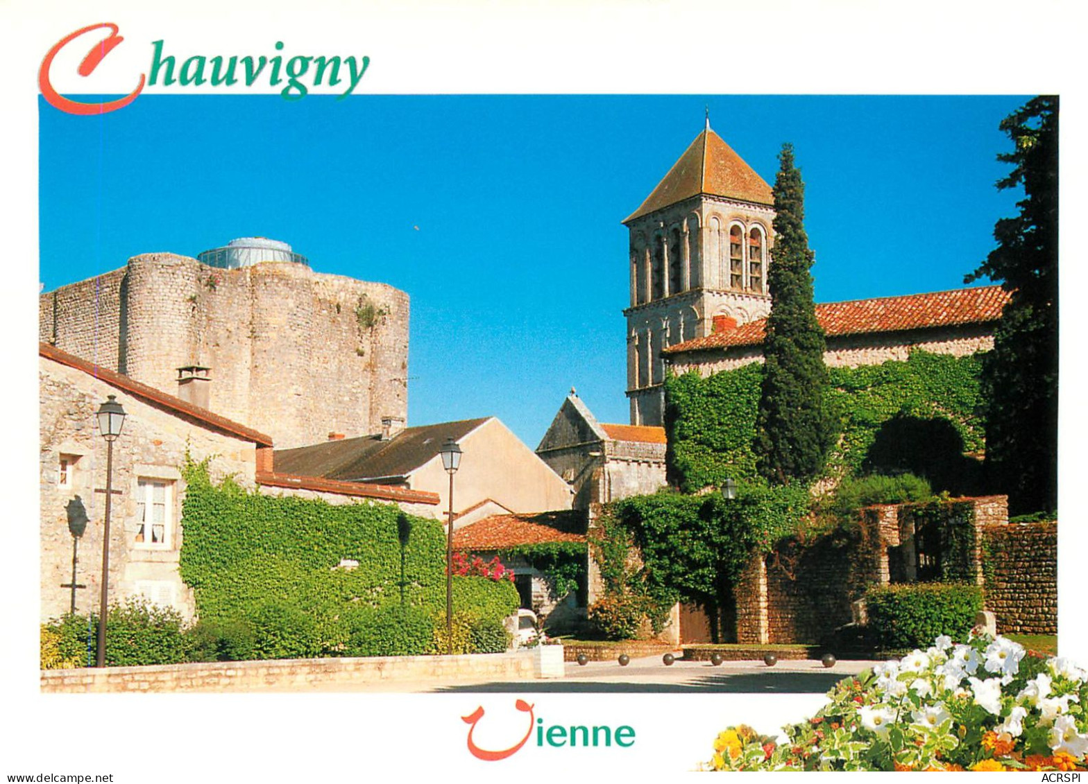 Chauvigny  Le Chateau Et L'église  29b  (scan Recto-verso)MA2280Ter - Chauvigny