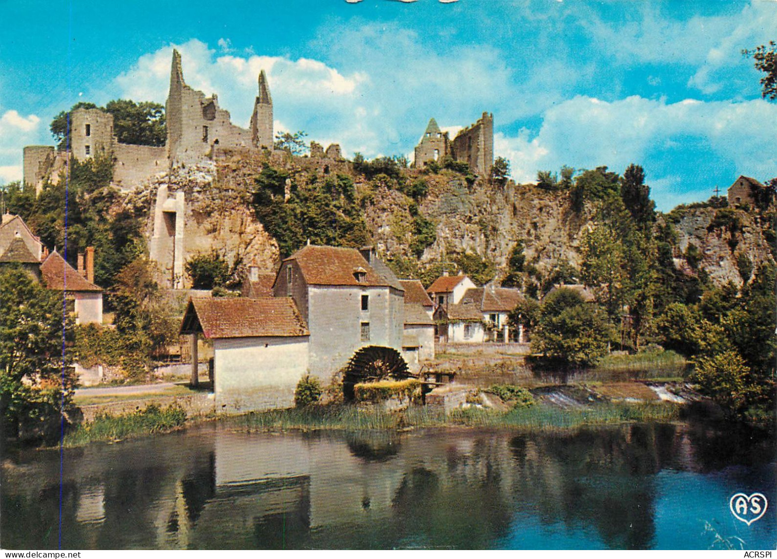 ANGLES SUR L'ANGLIN  Les Ruines Du Chateau Baronnial  18   (scan Recto-verso)MA2280Ter - Montmorillon