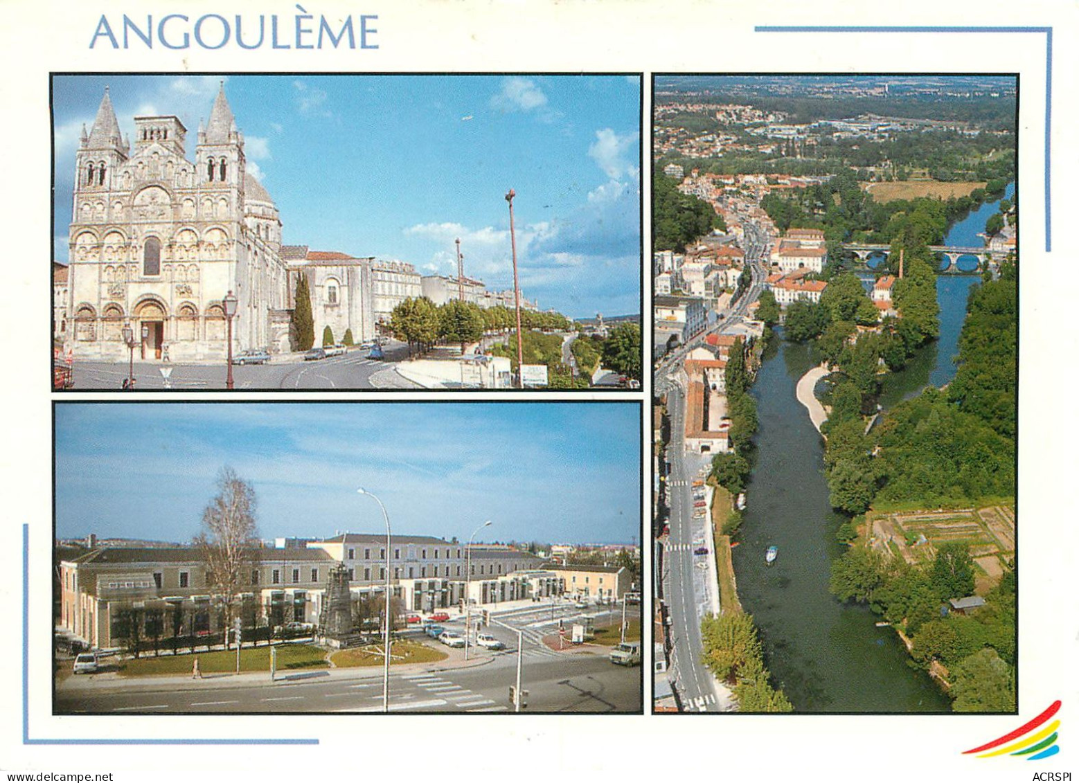 ANGOULEME  La Gare La Charente   41   (scan Recto-verso)MA2280Bis - Angouleme