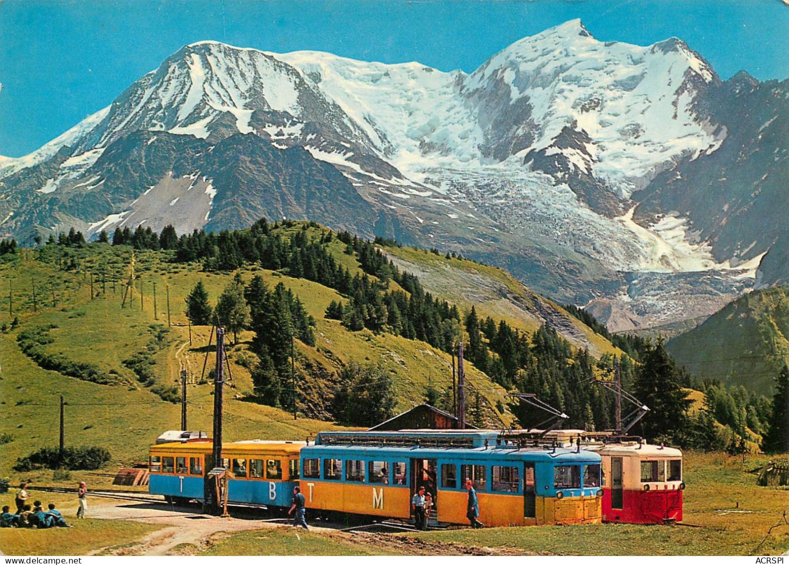 SAINT GERVAIS LES BAINS Le Tramway  TRAIN  11  (scan Recto-verso)MA2279Bis - Saint-Gervais-les-Bains