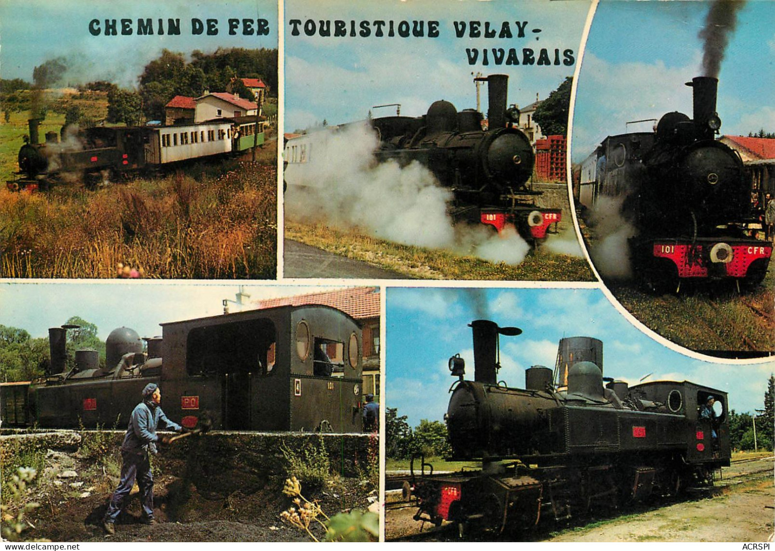 Annonay  Le Petit Train Du Velay  Haut Vivarais  6   (scan Recto-verso)MA2279Bis - Annonay