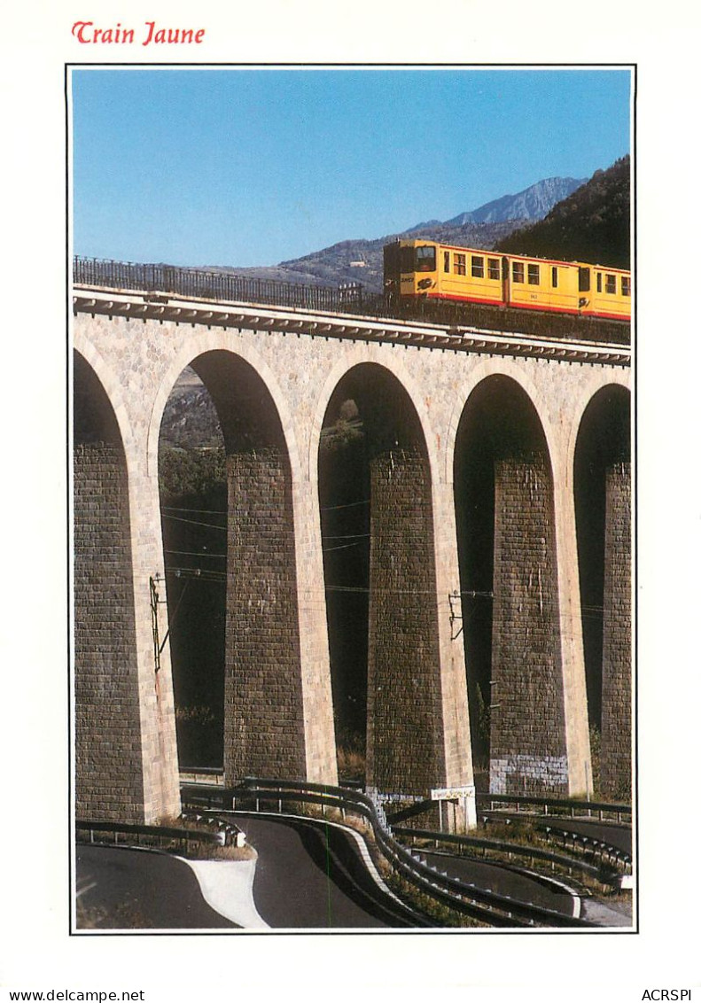 Le Train Jaune  En Cerdagne Villefranche  La Tour De Carol   2   (scan Recto-verso)MA2279Bis - Sonstige & Ohne Zuordnung