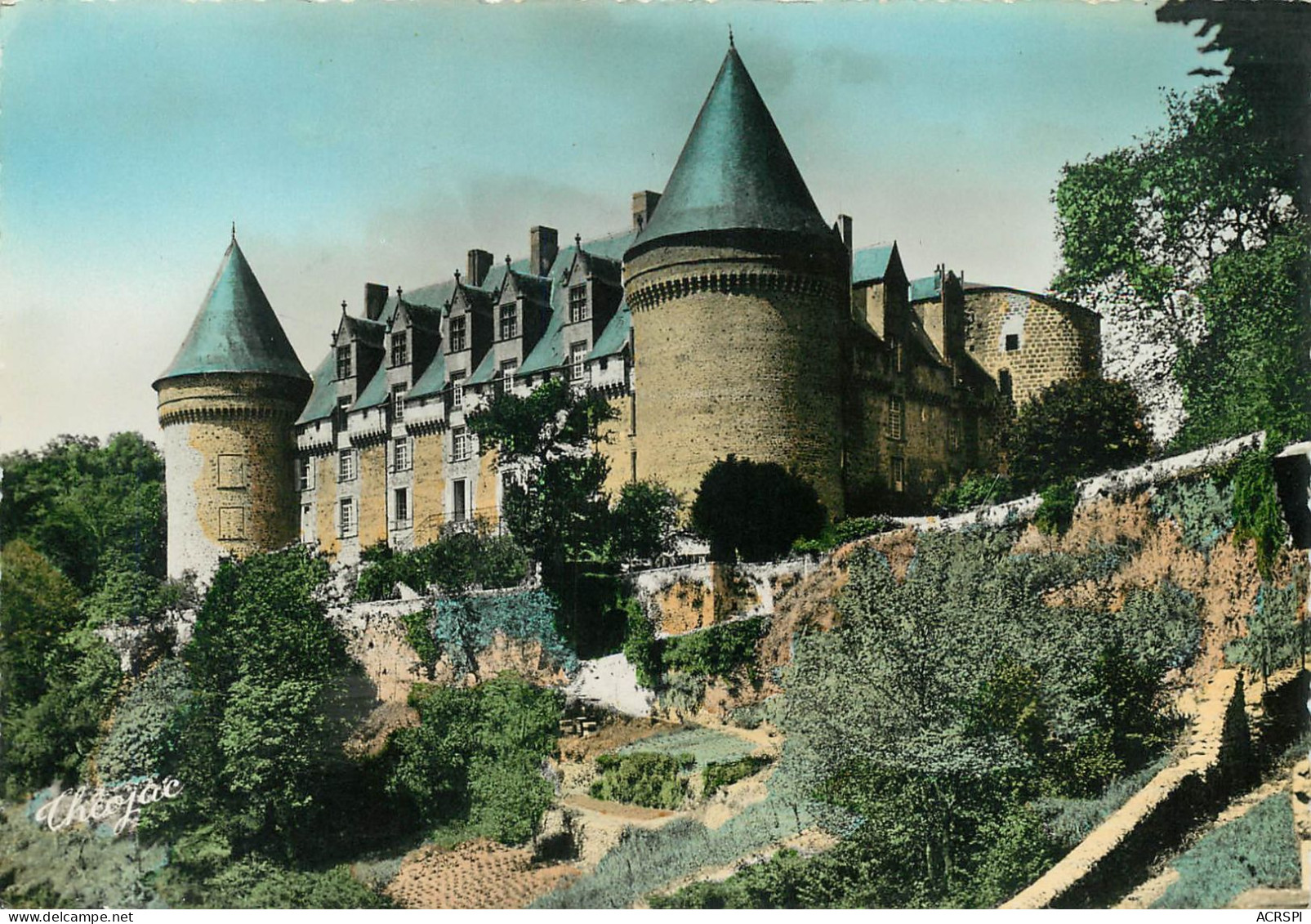 ROCHECHOUART   Le Chateau Haute Vienne  5   (scan Recto-verso)MA2279 - Rochechouart