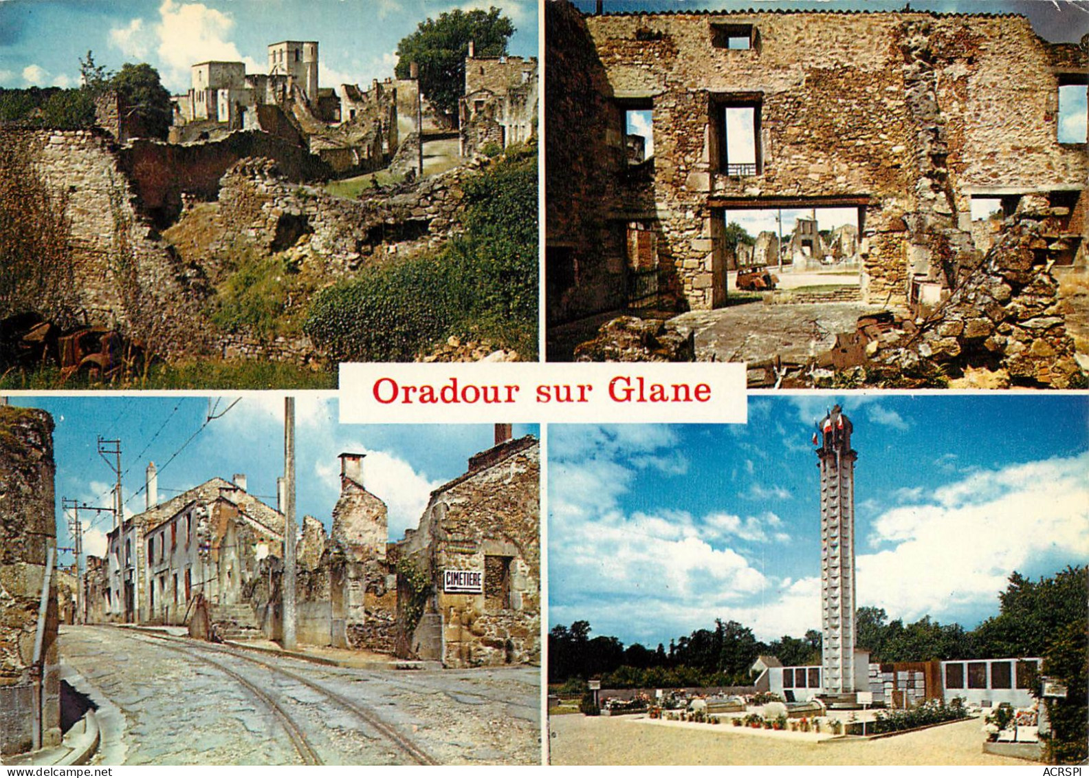 ORADOUR Sur GLANE  4 Vue De La Ville   29   (scan Recto-verso)MA2278Ter - Oradour Sur Glane