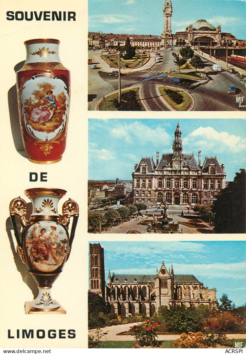 LIMOGES  Multivue Capitale De La Porcelaine  21   (scan Recto-verso)MA2278Ter - Limoges