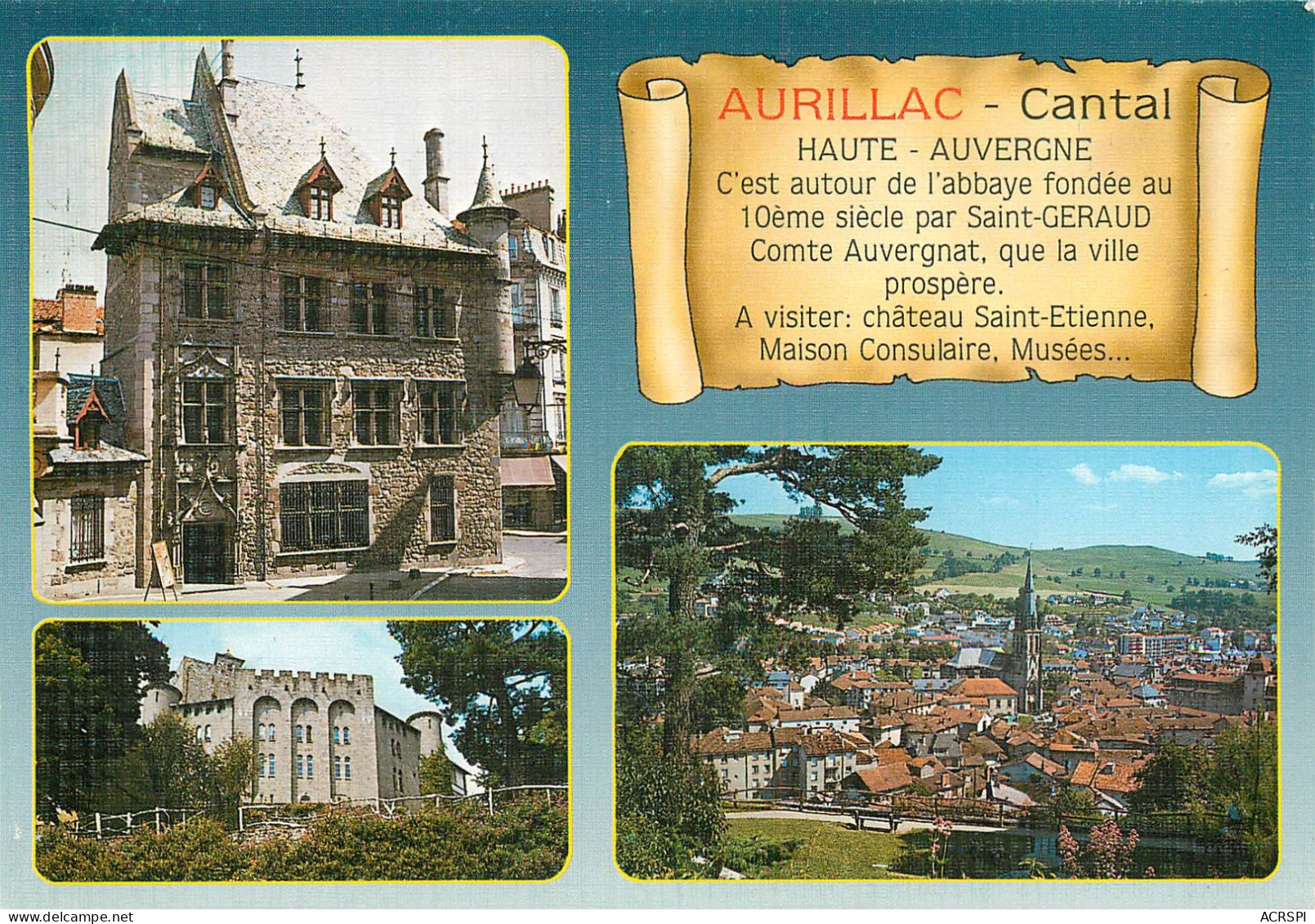 AURILLAC  Multivue  18   (scan Recto-verso)MA2278Bis - Aurillac
