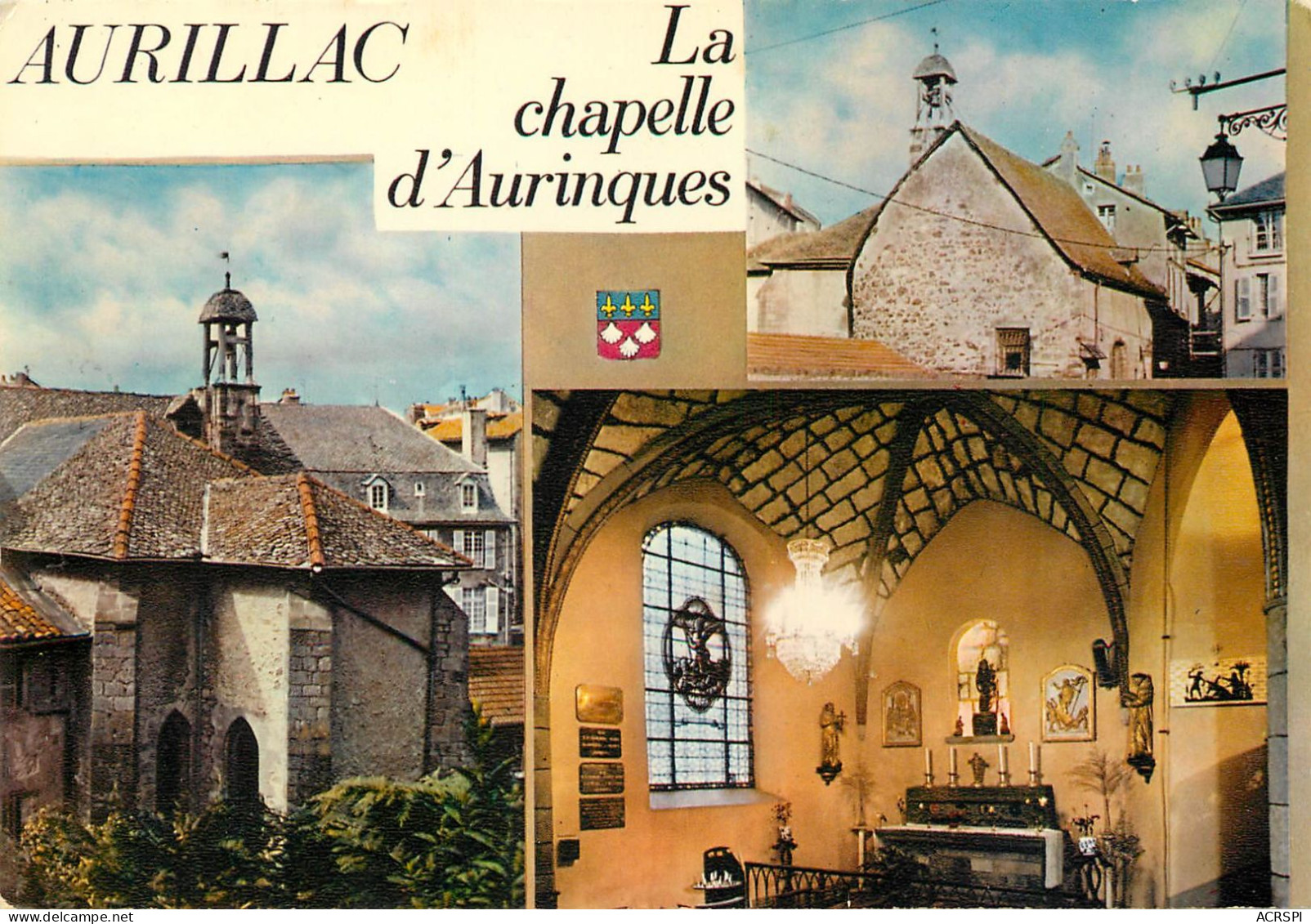 AURILLAC  Multivue  De La Chapelle D'AURINQUES  19   (scan Recto-verso)MA2278Bis - Aurillac