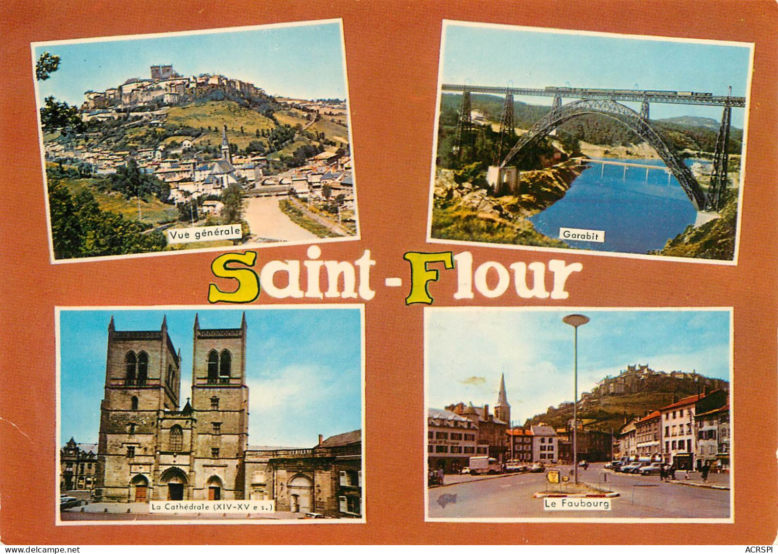 SAINT FLOUR  Multivue  8   (scan Recto-verso)MA2278Bis - Saint Flour