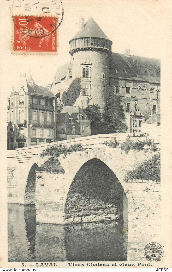 LAVAL   Vieux Chateau Et Vieux Pont  24  (scan Recto-verso)MA2278 - Laval