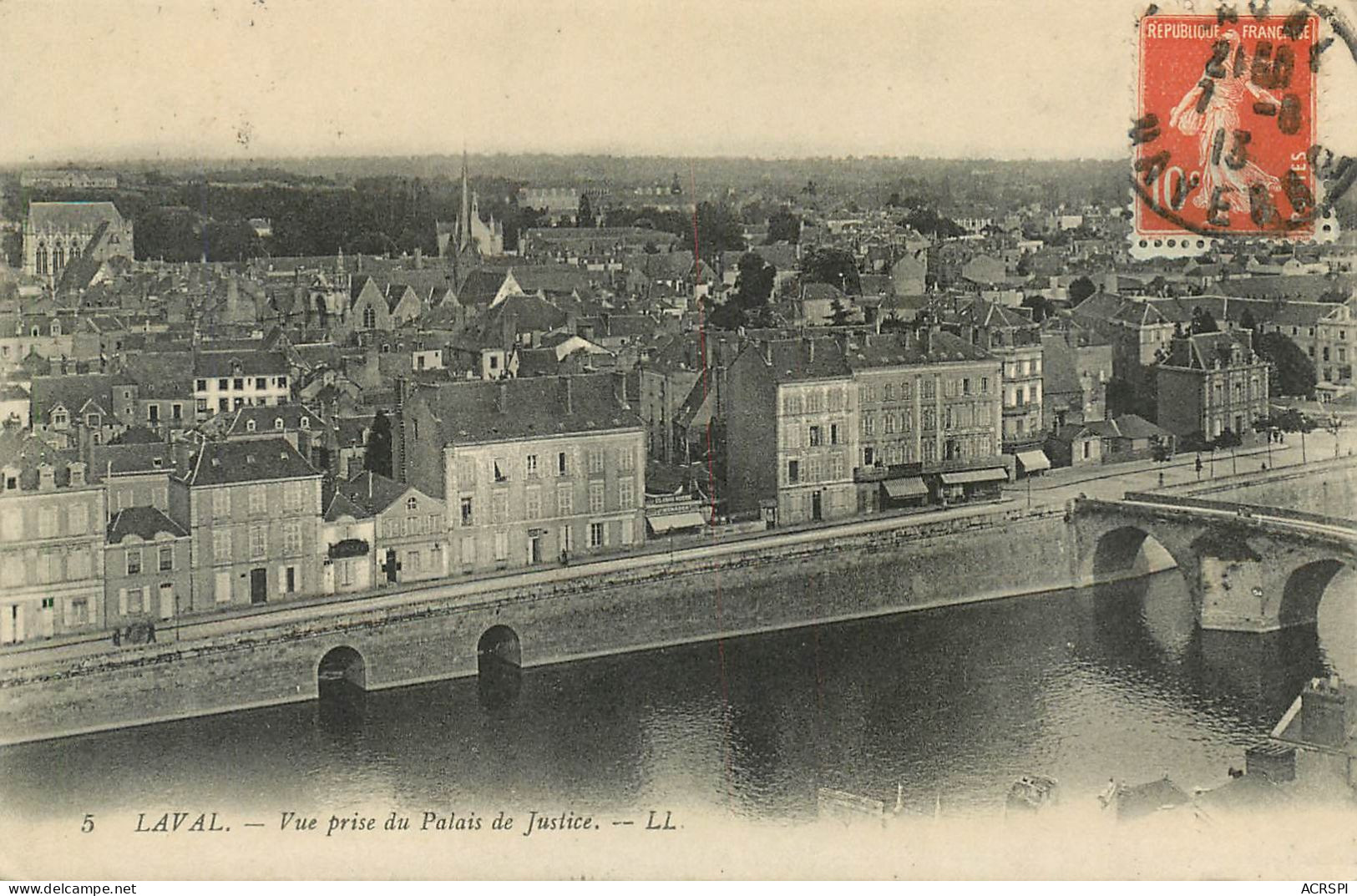 LAVAL   Vue Prise Du Palais De Justice   16  (scan Recto-verso)MA2278 - Laval