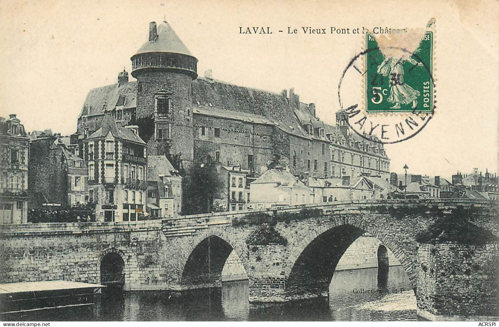 LAVAL   Le Vieux Pont Et Le Chateau  18  (scan Recto-verso)MA2278 - Laval
