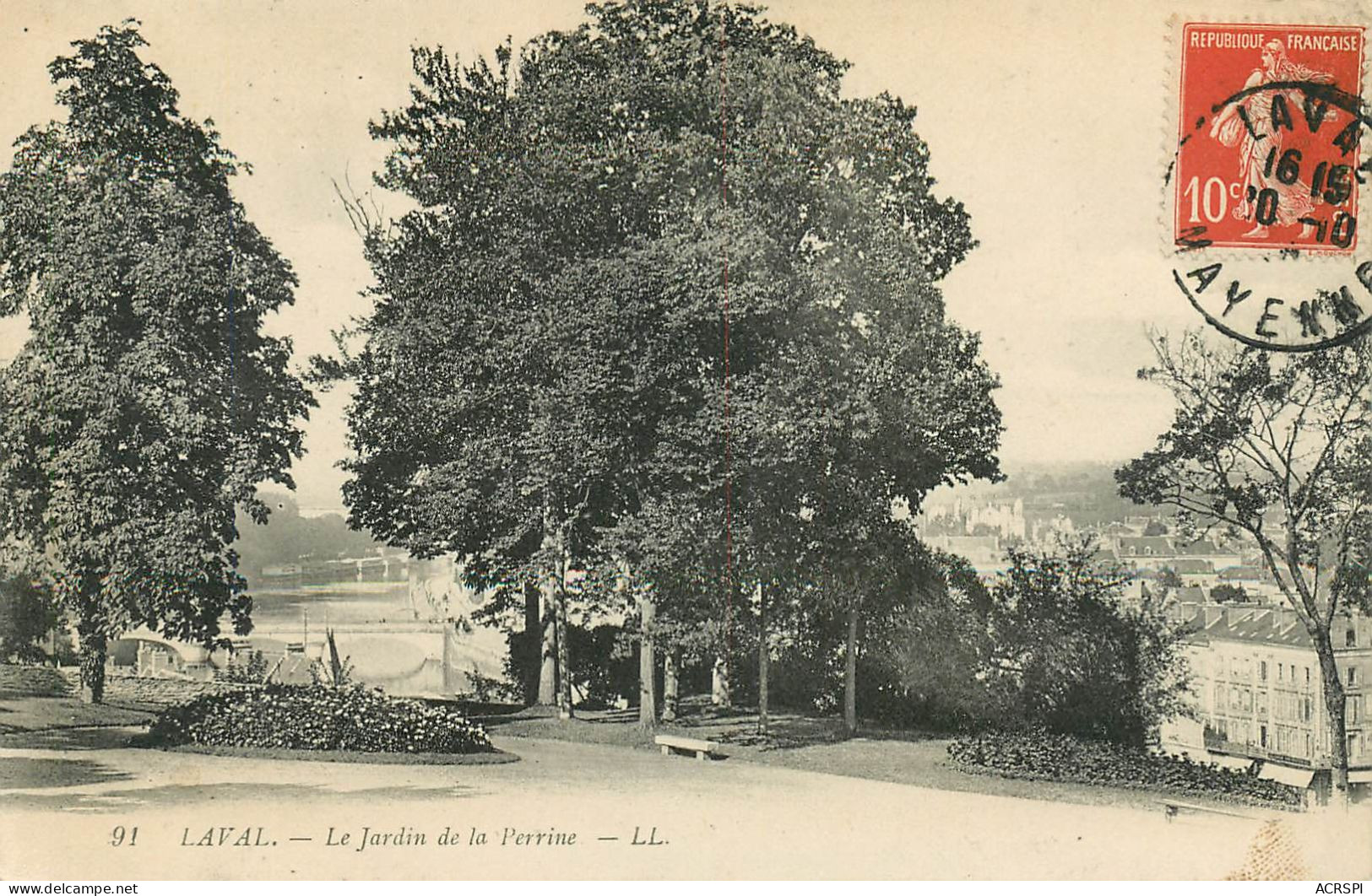 LAVAL   Le Jardin De La PERRINE  13   (scan Recto-verso)MA2278 - Laval
