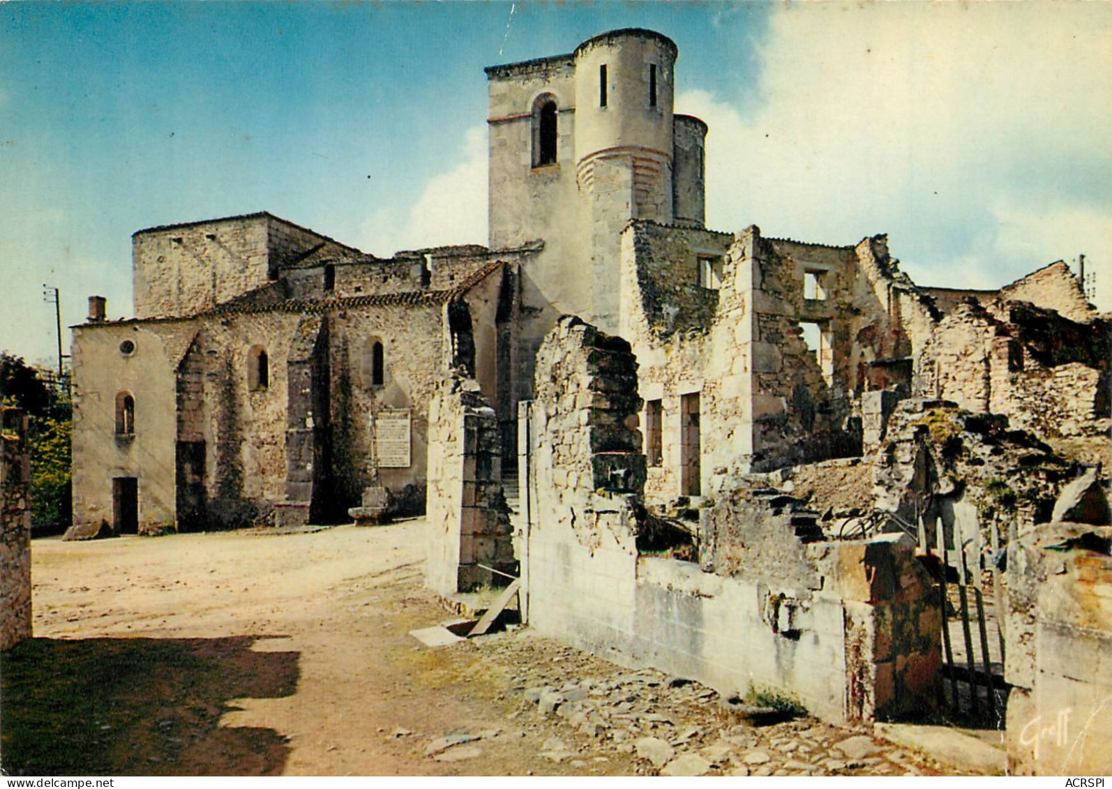 ORADOUR  Sur GLANE  L' église  Cité Martyre  35  (scan Recto-verso)MA2277Ter - Oradour Sur Glane